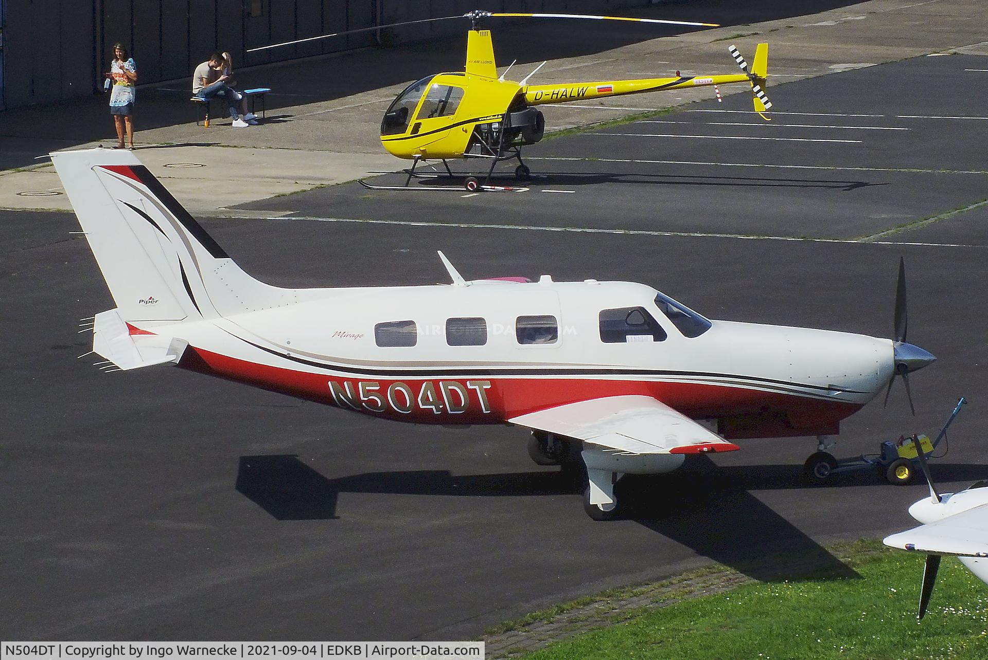 N504DT, 2006 Piper PA-46-350P Malibu Mirage C/N 4636395, Piper PA-46-350P Malibu Mirage at Bonn-Hangelar airfield during the Grumman Fly-in 2021
