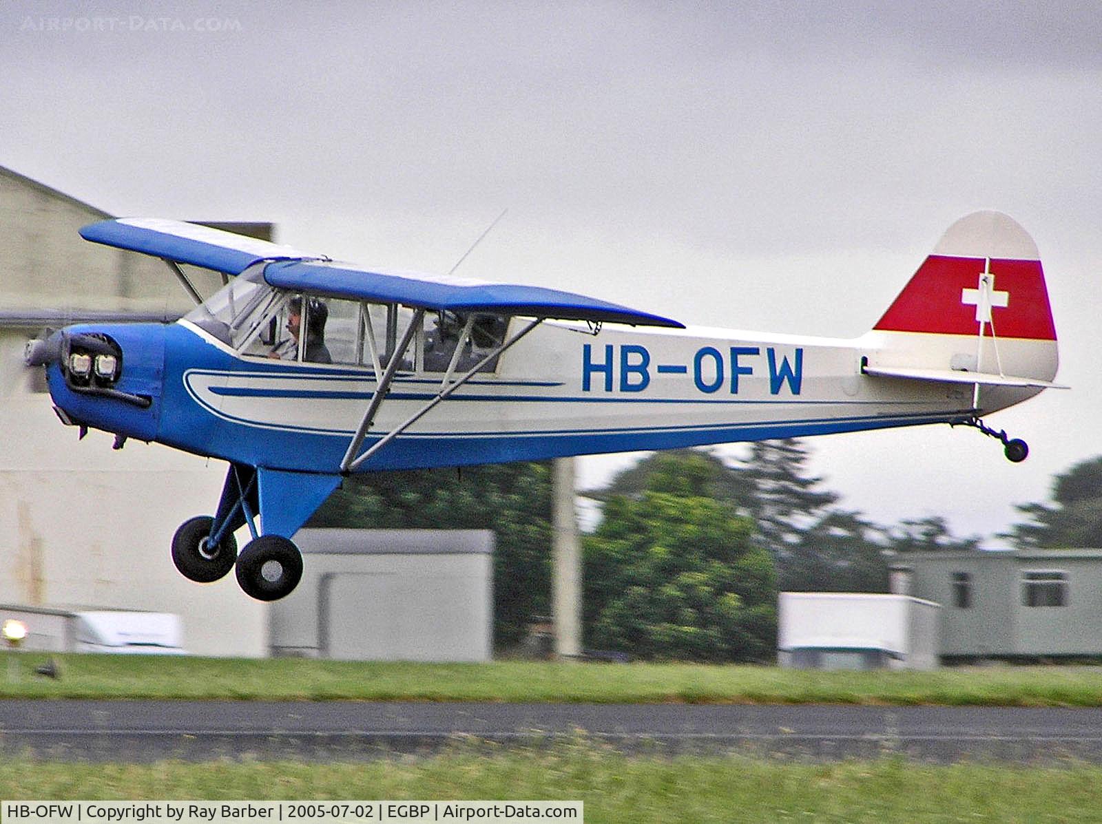 HB-OFW, 1944 Piper L-4H Grasshopper (J3C-65D) C/N 12273, HB-OFW   Piper L-4H Grasshopper (J3C-65D) [12273] Kemble~G 02/07/2005