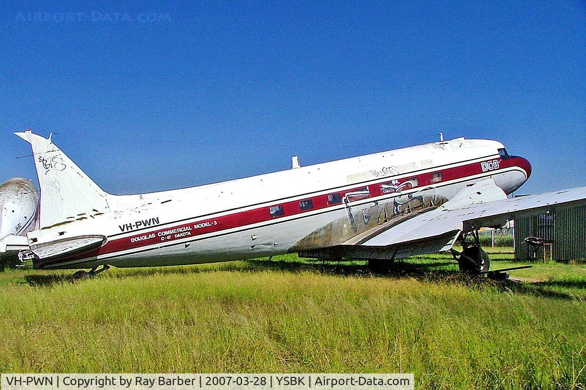 VH-PWN, 1943 Douglas C-47B-5-DK Skytrain C/N 26001, VH-PWN   Douglas C-47B Skytrain [14556/26001] (Discovery Airways) Sydney-Bankstown~VH 28/03/2007