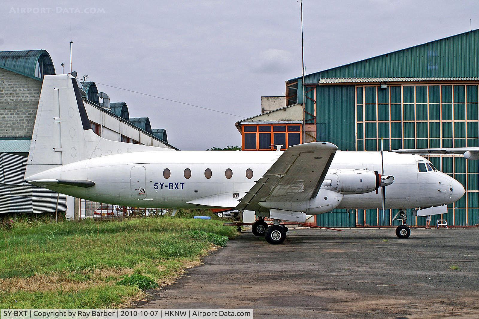 5Y-BXT, 1971 Hawker Siddeley HS.748-275 Sr2A SCD C/N 1701, 5Y-BXT   Hawker Siddeley HS.748-275 Sr2A SCD [1701] (Avro Express) Nairobi-Wilson~5Y 07/10/2010