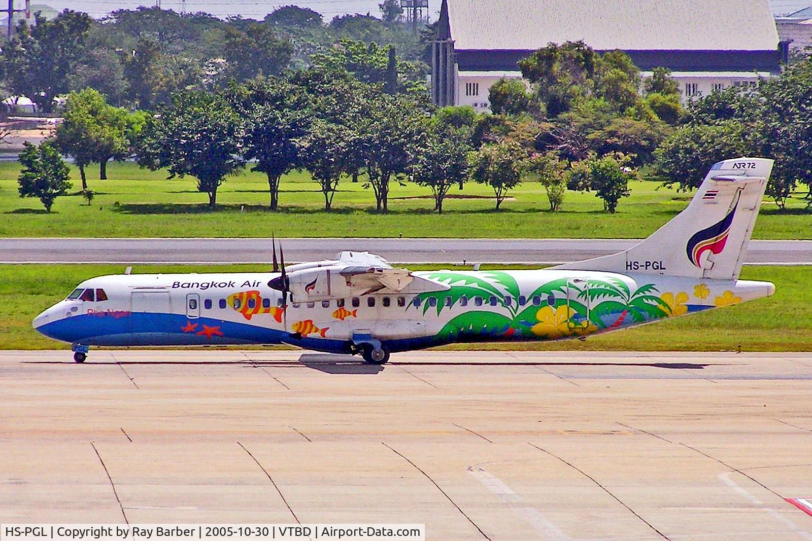 HS-PGL, 2001 ATR 72-212A C/N 670, HS-PGL   Aerospatiale ATR-72-212A [670] (Bangkok Airways) Bangkok Don Muang Int~HS 30/10/2005