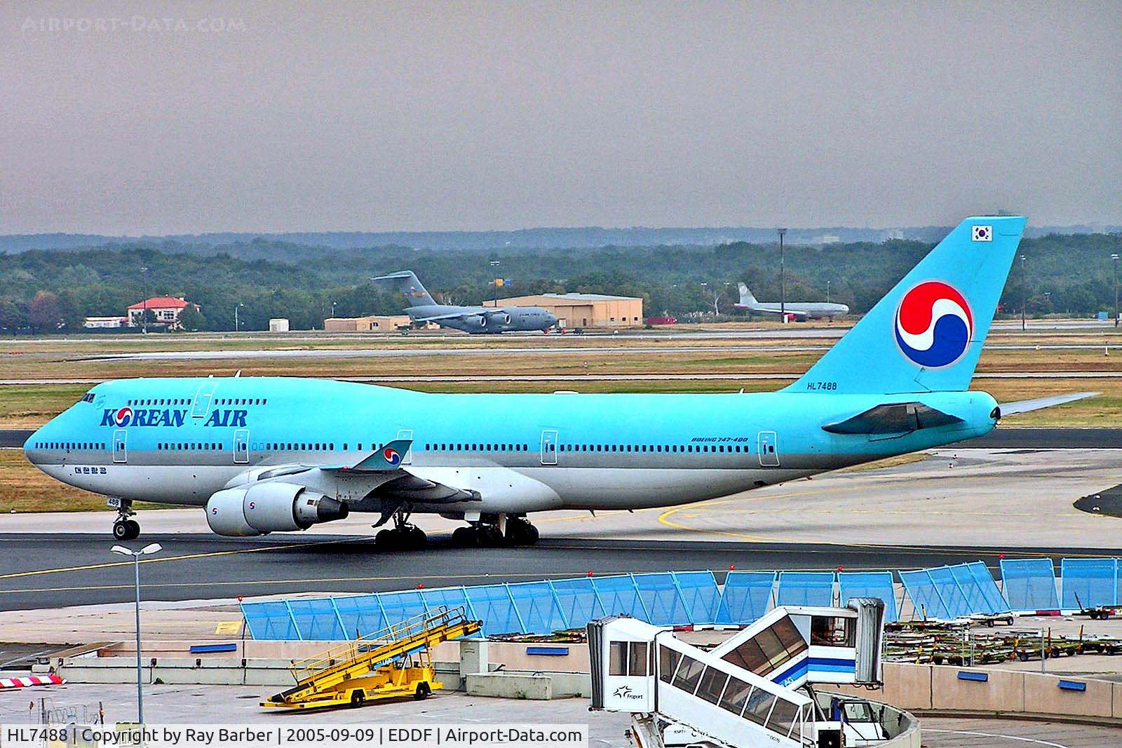 HL7488, Boeing 747-4B5 C/N 26394, HL7488  Boeing 747-4B5 [26394] (Korean Air) Frankfurt Int~D 09/09/2005