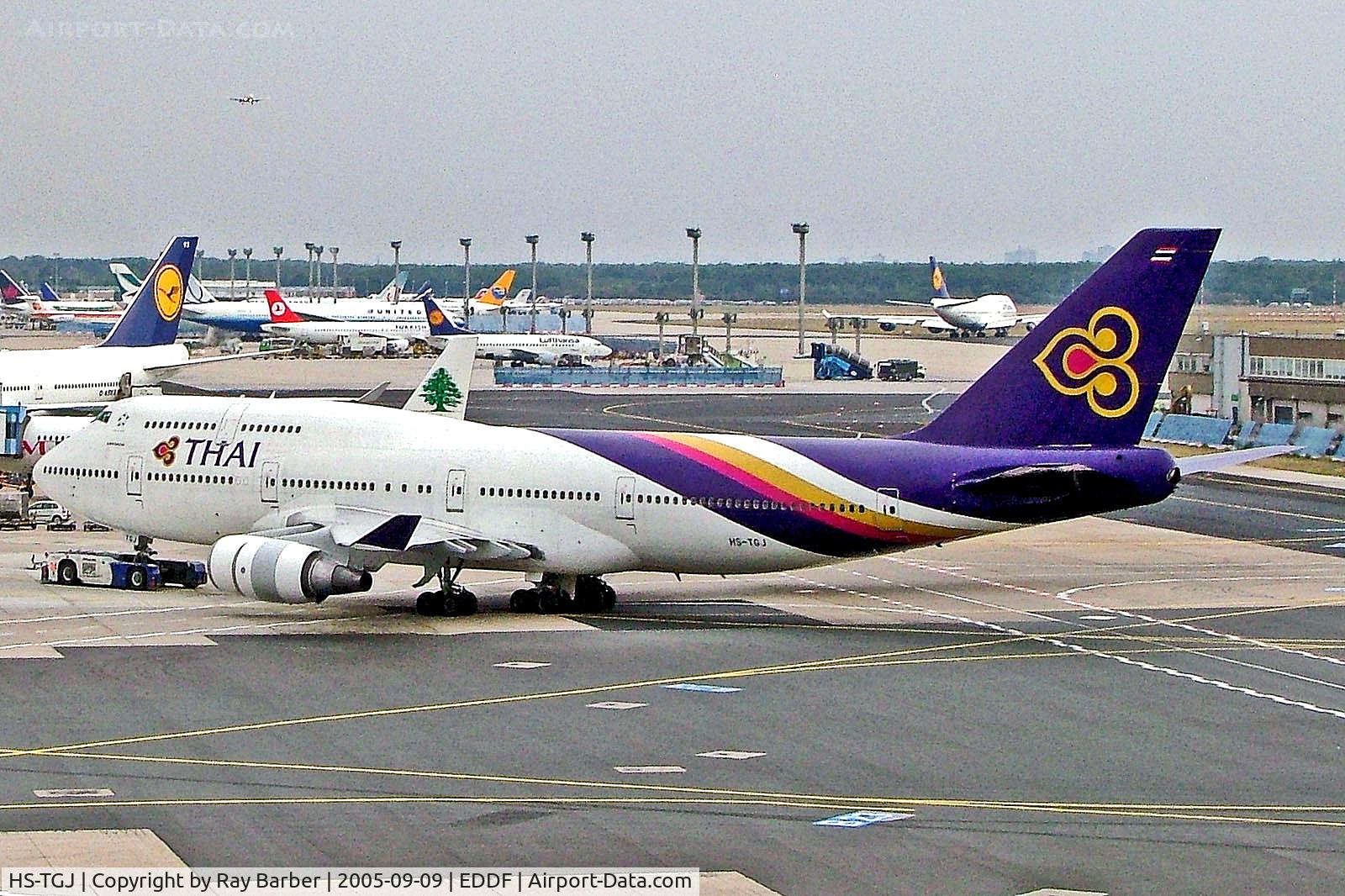 HS-TGJ, 1990 Boeing 747-4D7 C/N 24459, HS-TGJ   Boeing 747-4D7 [24459] (Thai Airways International) Frankfurt Int~D 09/09/2005