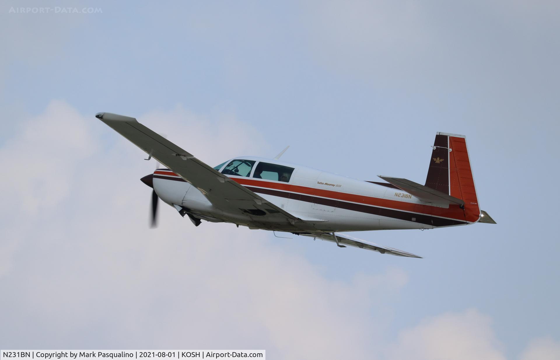 N231BN, 1979 Mooney M20K C/N 25-0083, Mooney M20K
