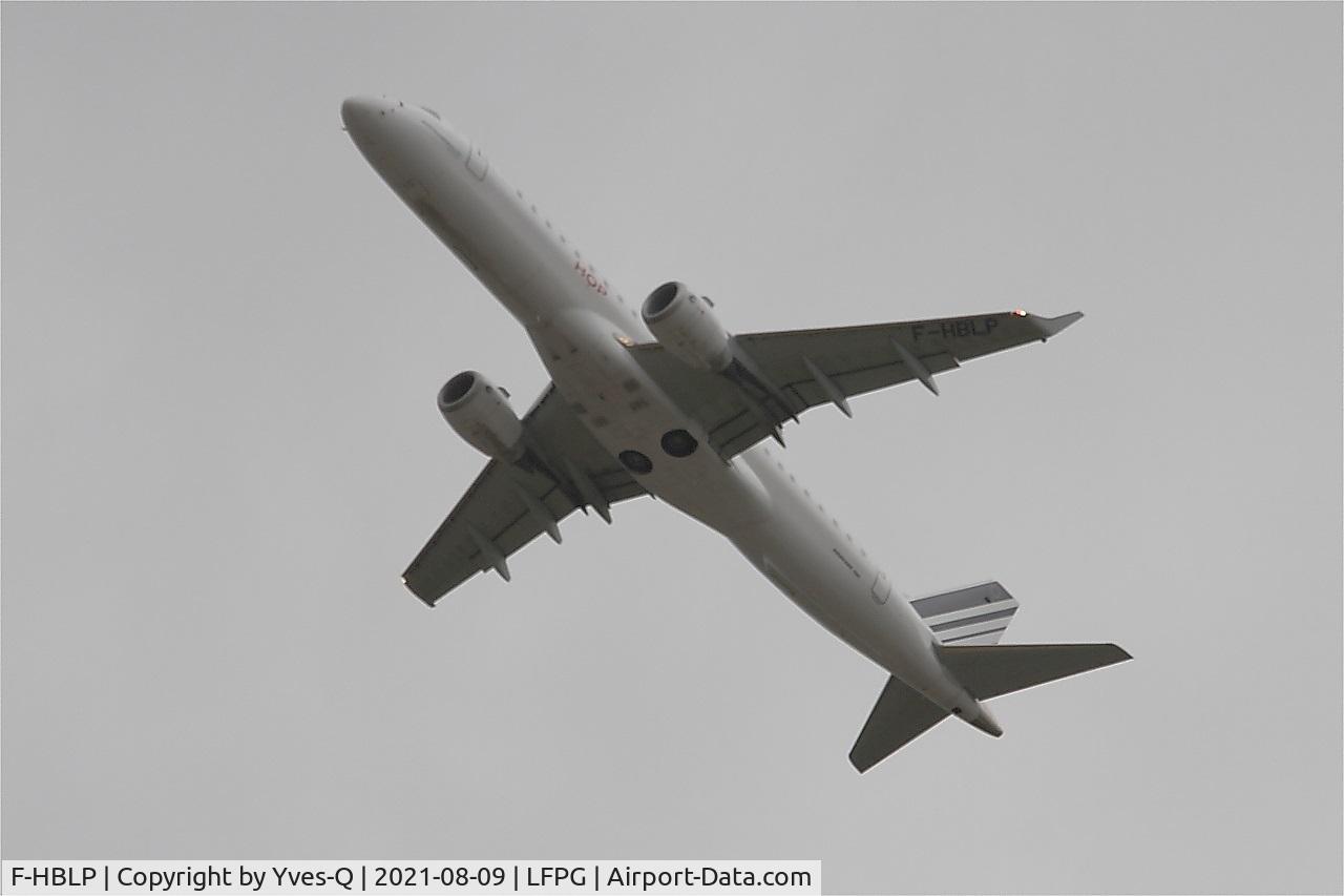 F-HBLP, 2019 Embraer 190 STD (ERJ-190-100) C/N 190-00771, Embraer 190 STD, Take off rwy 06R, Roissy Charles De Gaulle airport (LFPG-CDG)