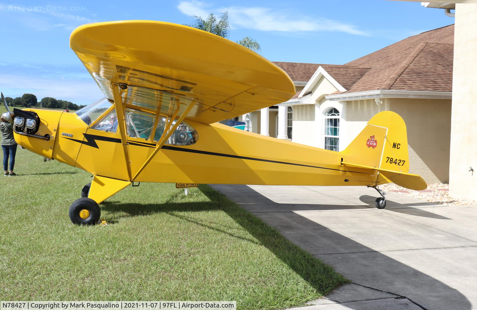 N78427, 1947 Piper J3C-65 Cub C/N 23168, Piper J3C-65