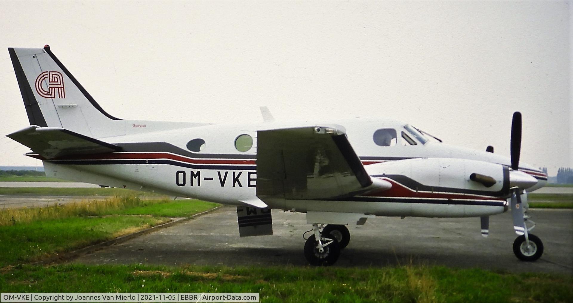 OM-VKE, 1989 Beech C90A King Air C/N LJ-1222, Slide scan