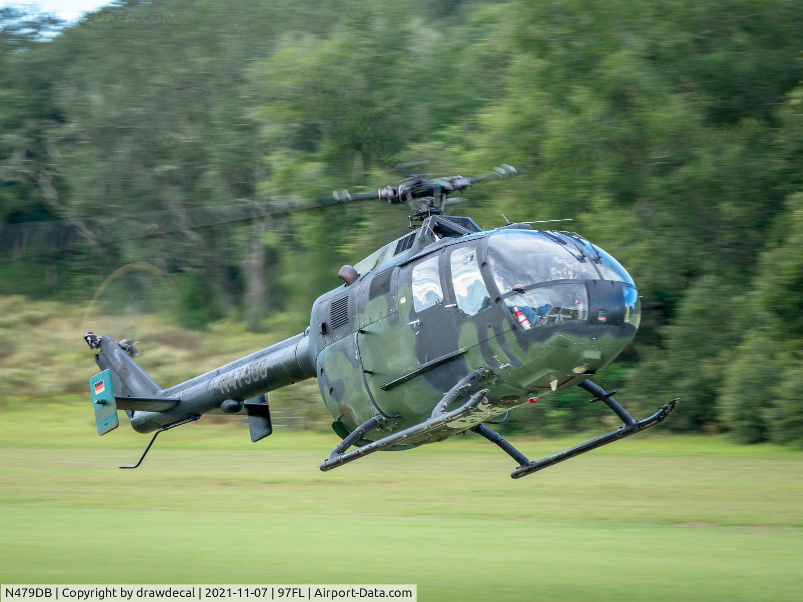 N479DB, 2002 MBB Bo.105M C/N 5062, At the 2021 Weirsdale Fly In