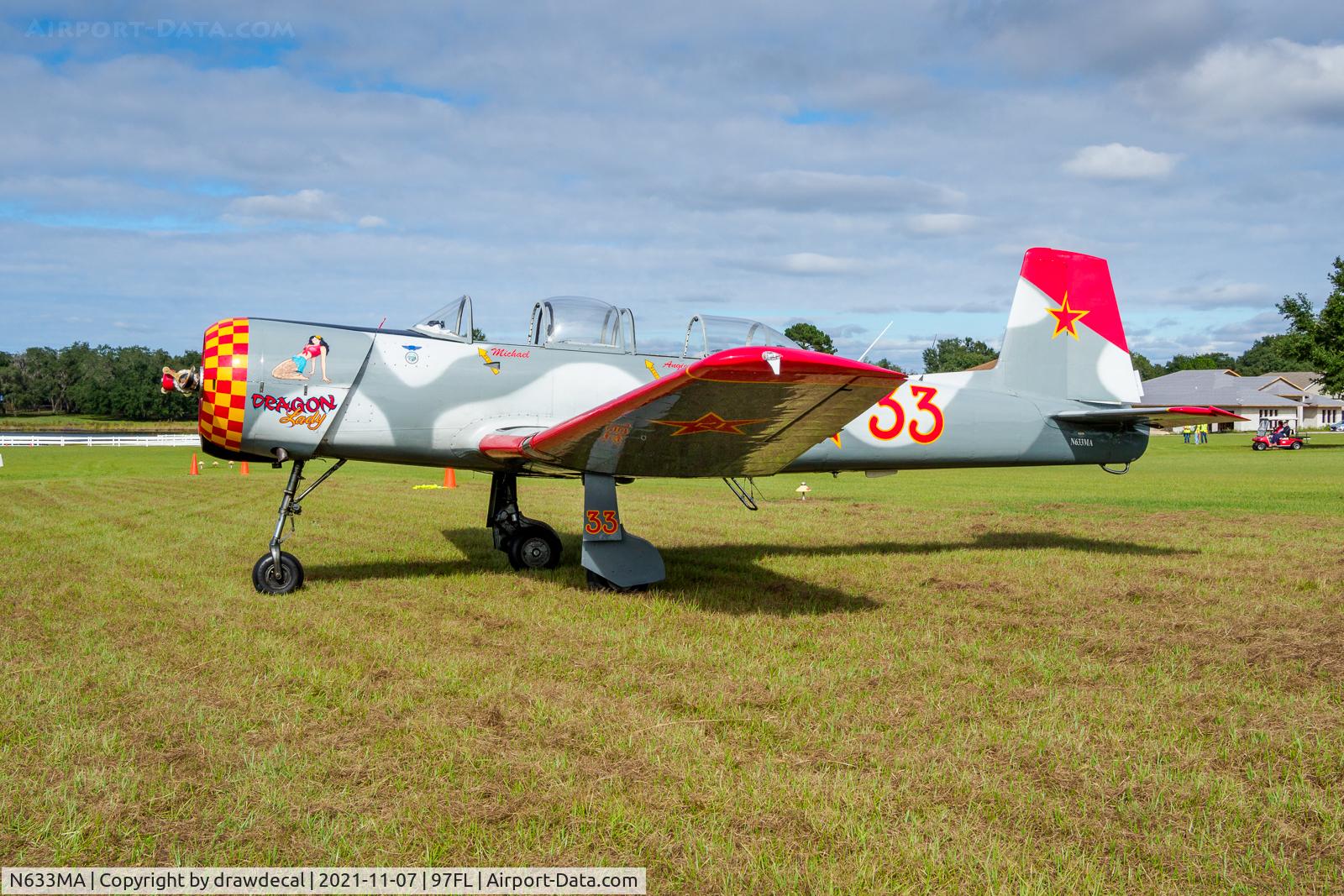 N633MA, 1985 Nanchang CJ-6A C/N 4332005, At the 2021 Weirsdale Fly In