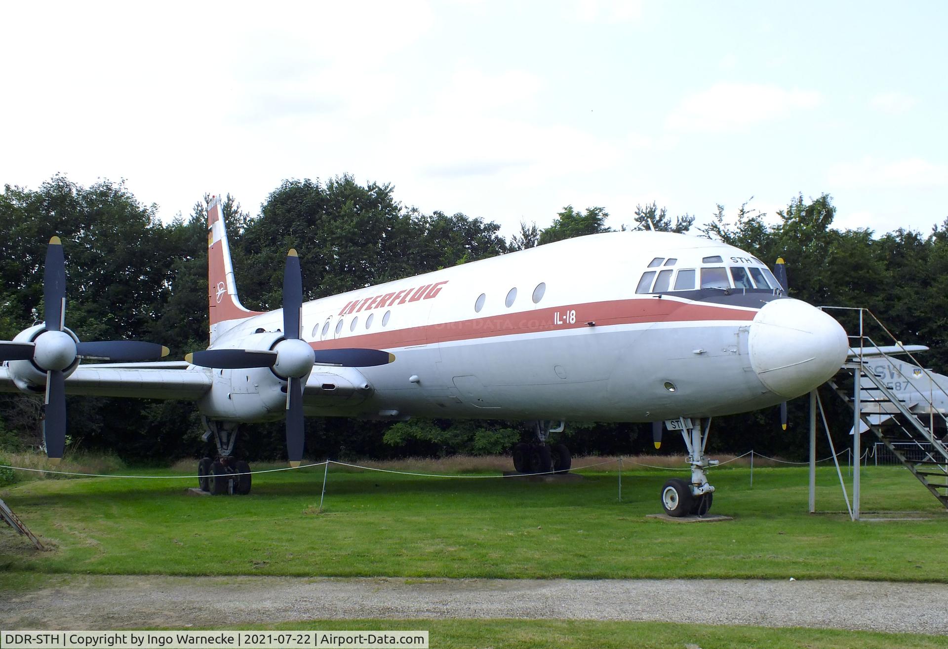 DDR-STH, Ilyushin Il-18V C/N 184007305, Ilyushin Il-18V COOT at the Flugausstellung P. Junior, Hermeskeil