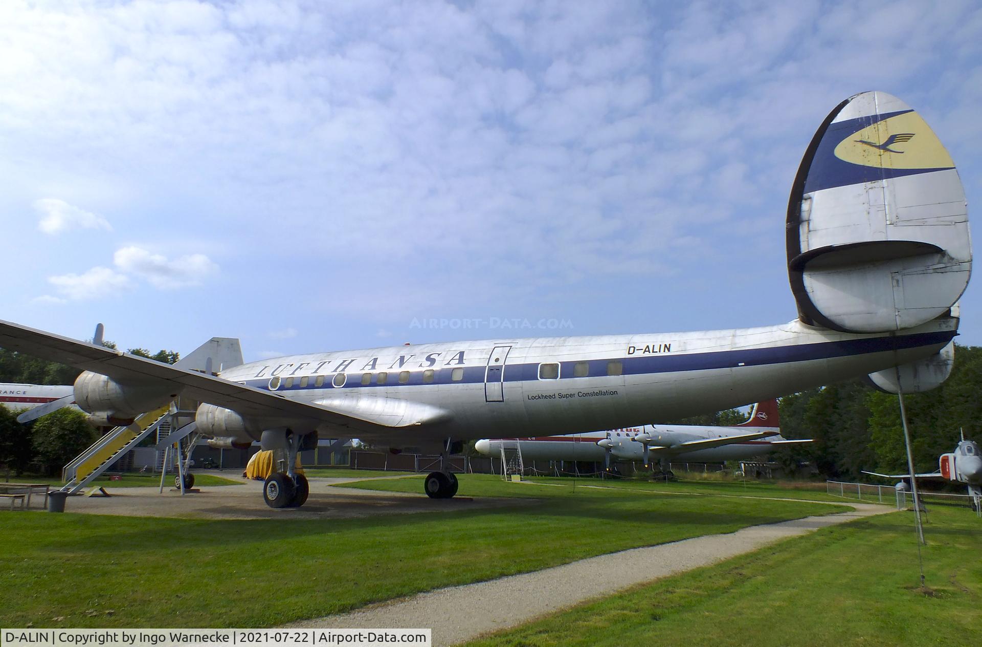 D-ALIN, 1955 Lockheed L-1049G Super Constellation C/N 4604, Lockheed L-1049G Super Constellation at the Flugausstellung P. Junior, Hermeskeil