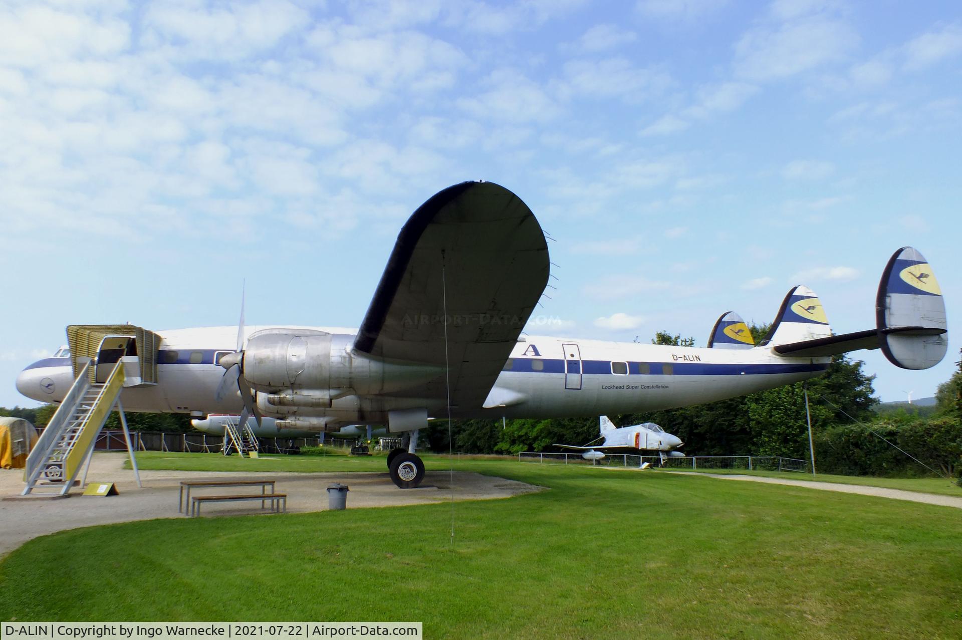 D-ALIN, 1955 Lockheed L-1049G Super Constellation C/N 4604, Lockheed L-1049G Super Constellation at the Flugausstellung P. Junior, Hermeskeil
