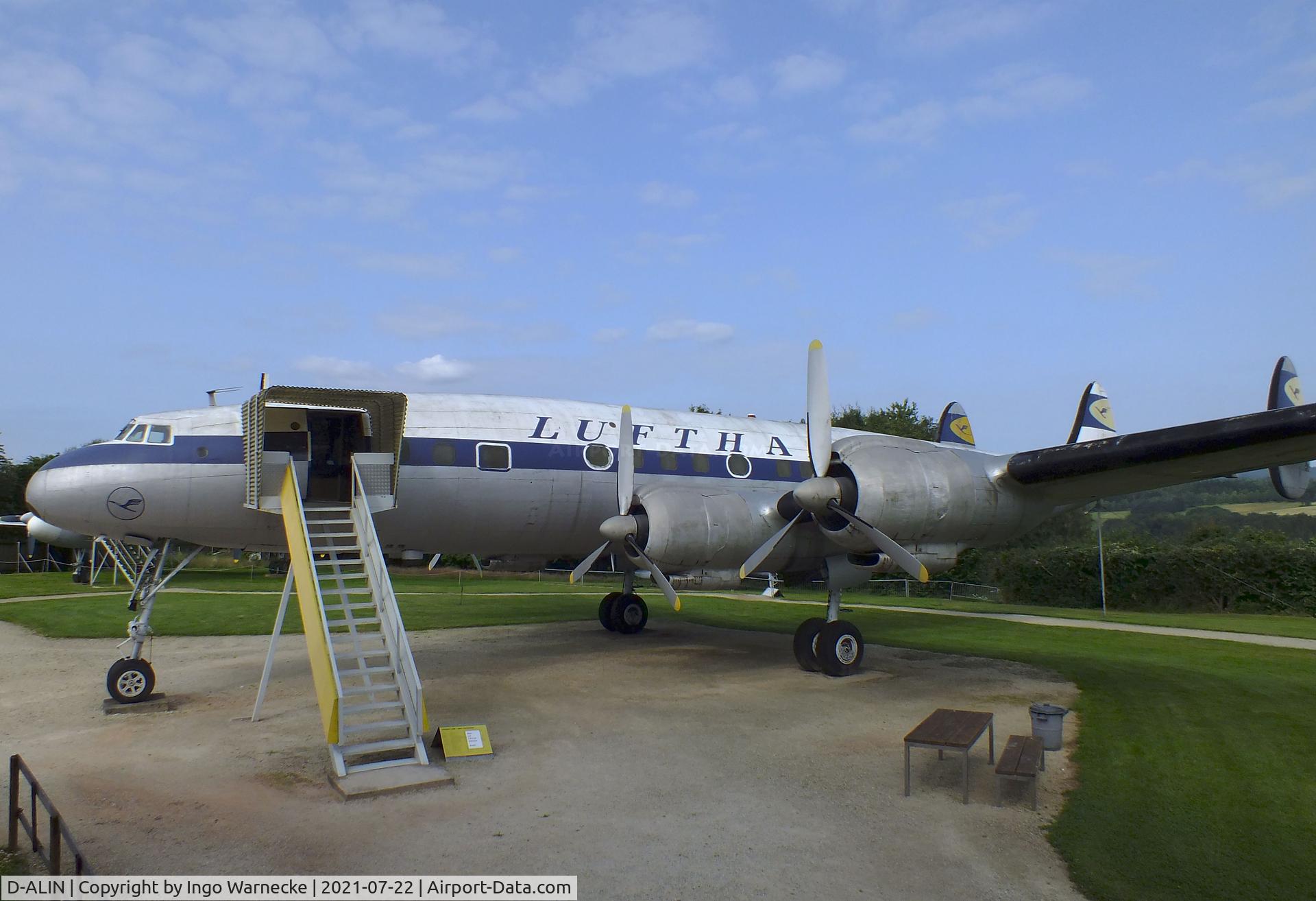 D-ALIN, 1955 Lockheed L-1049G Super Constellation C/N 4604, Lockheed L-1049G Super Constellation at the Flugausstellung P. Junior, Hermeskeil
