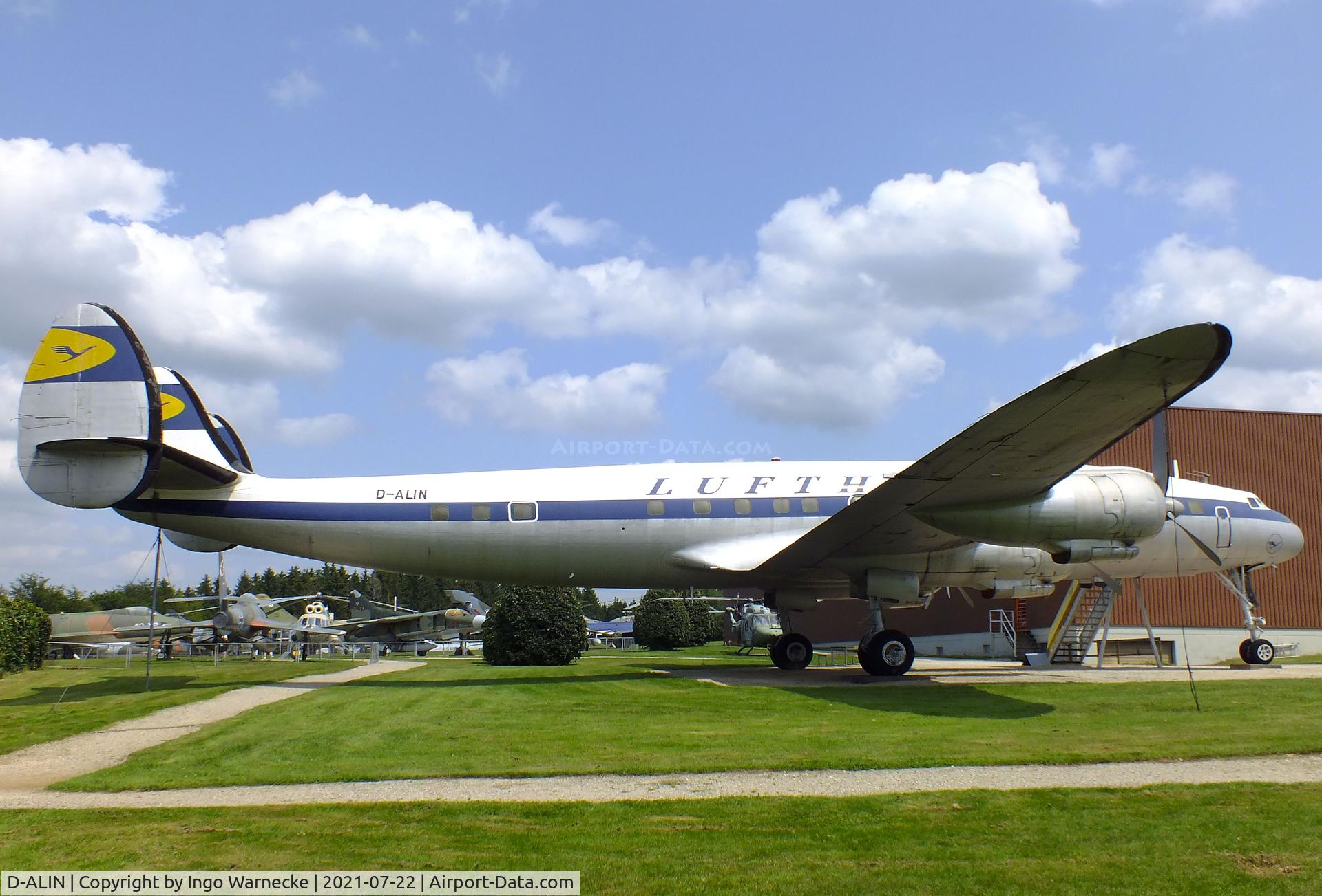 D-ALIN, 1955 Lockheed L-1049G Super Constellation C/N 4604, Lockheed L-1049G Super Constellation at the Flugausstellung P. Junior, Hermeskeil