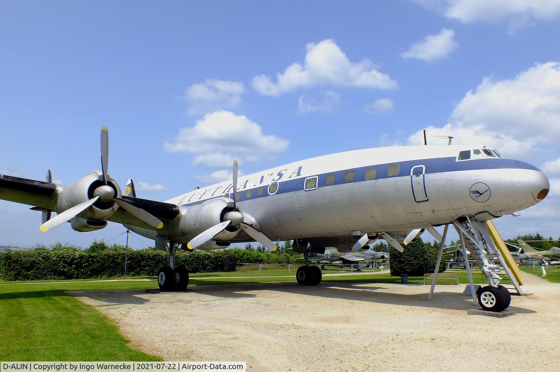 D-ALIN, 1955 Lockheed L-1049G Super Constellation C/N 4604, Lockheed L-1049G Super Constellation at the Flugausstellung P. Junior, Hermeskeil