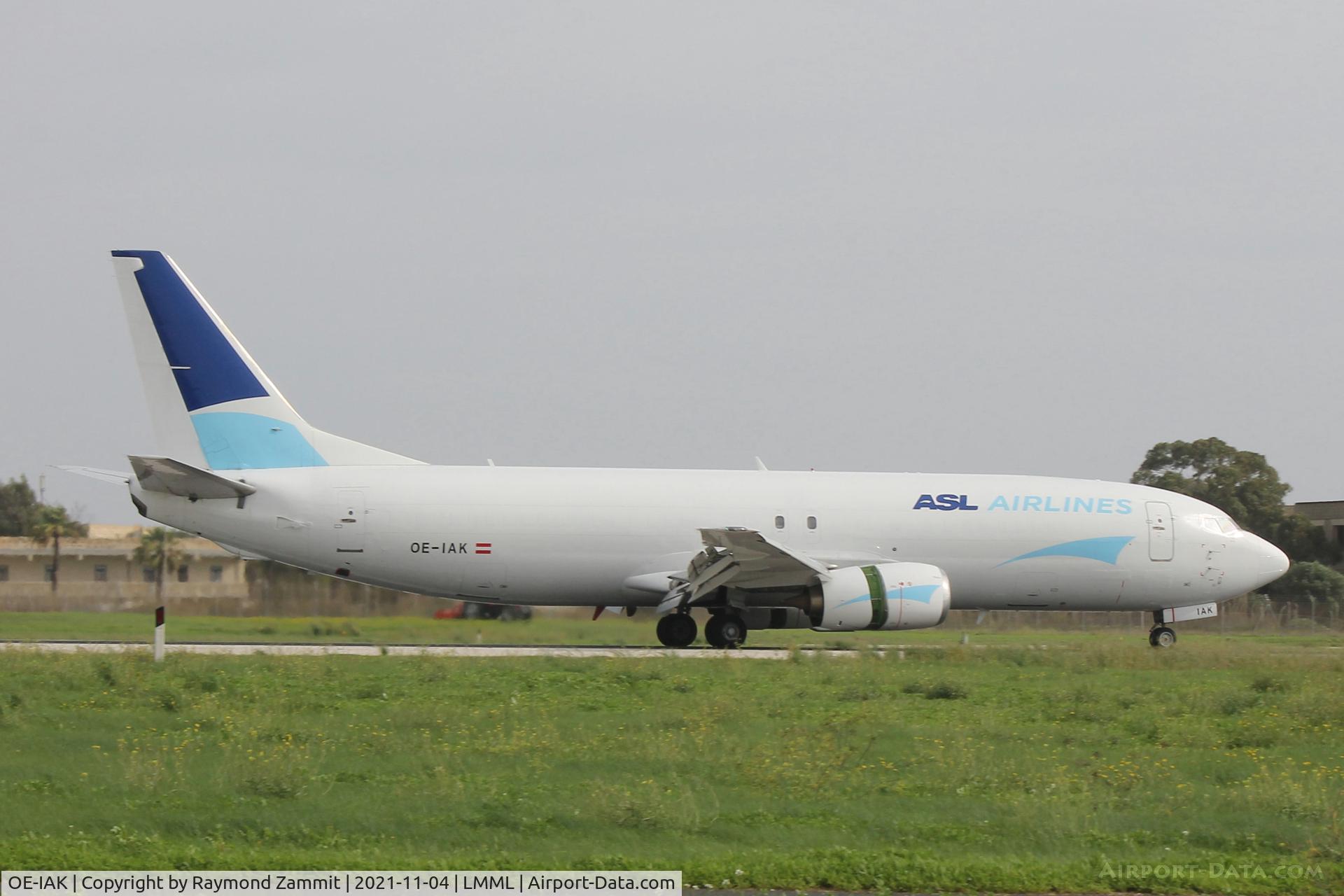 OE-IAK, 1992 Boeing 737-4Q8/F C/N 25097, B737-400 OE-IAK ASL Cargo