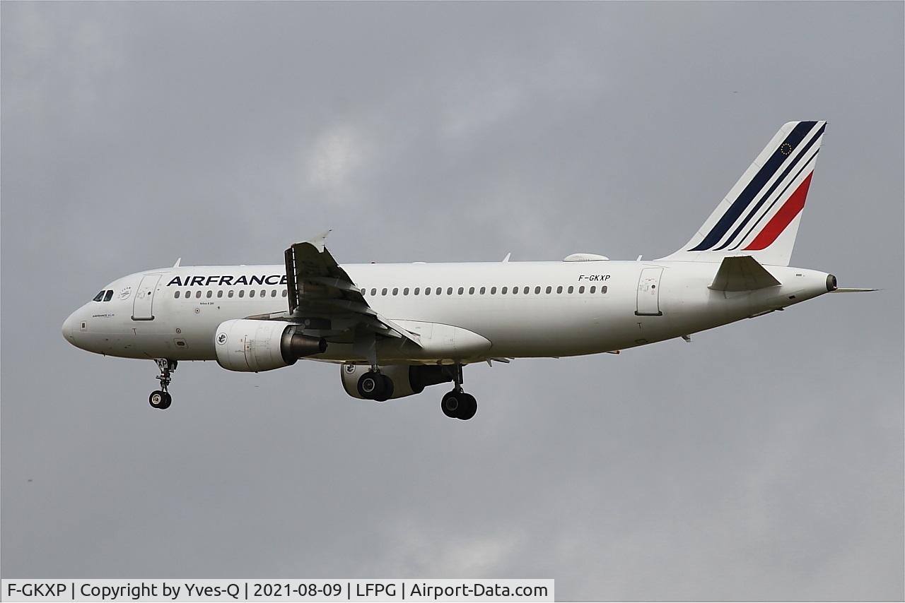 F-GKXP, 2008 Airbus A320-214 C/N 3470, Airbus A320-214, On final rwy 26L, Roissy Charles De Gaulle airport (LFPG-CDG)