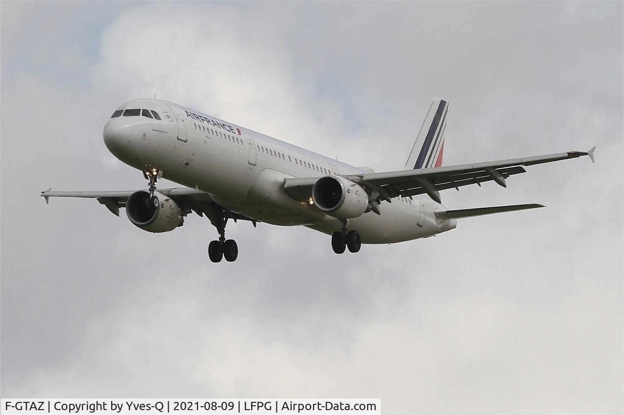 F-GTAZ, 2011 Airbus A321-212 C/N 4901, Airbus A321-212, Short approach rwy 26L, Roissy Charles De Gaulle airport (LFPG-CDG)