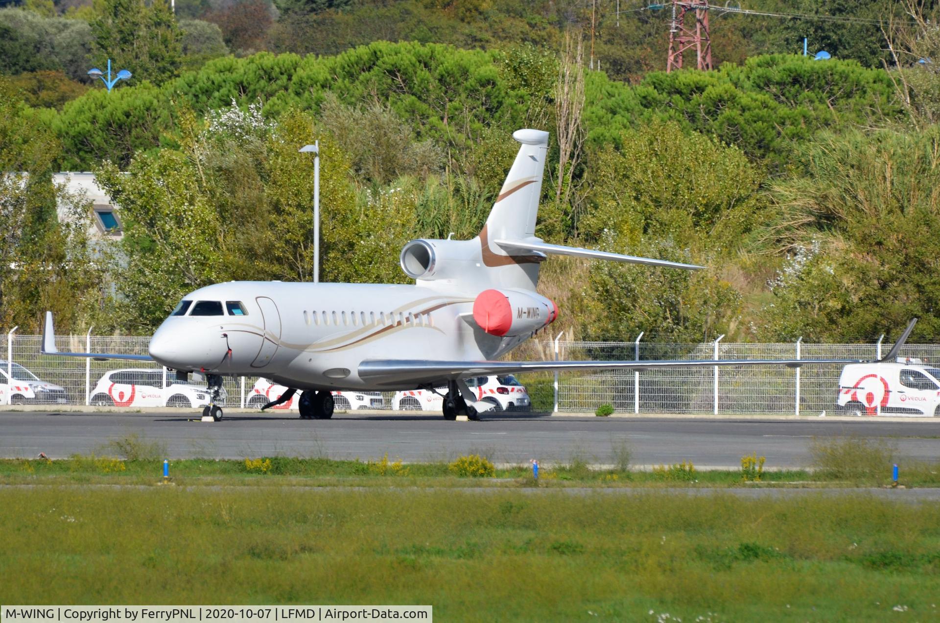 M-WING, 2013 Dassault Falcon 7X C/N 215, DA7X parked in Cannes