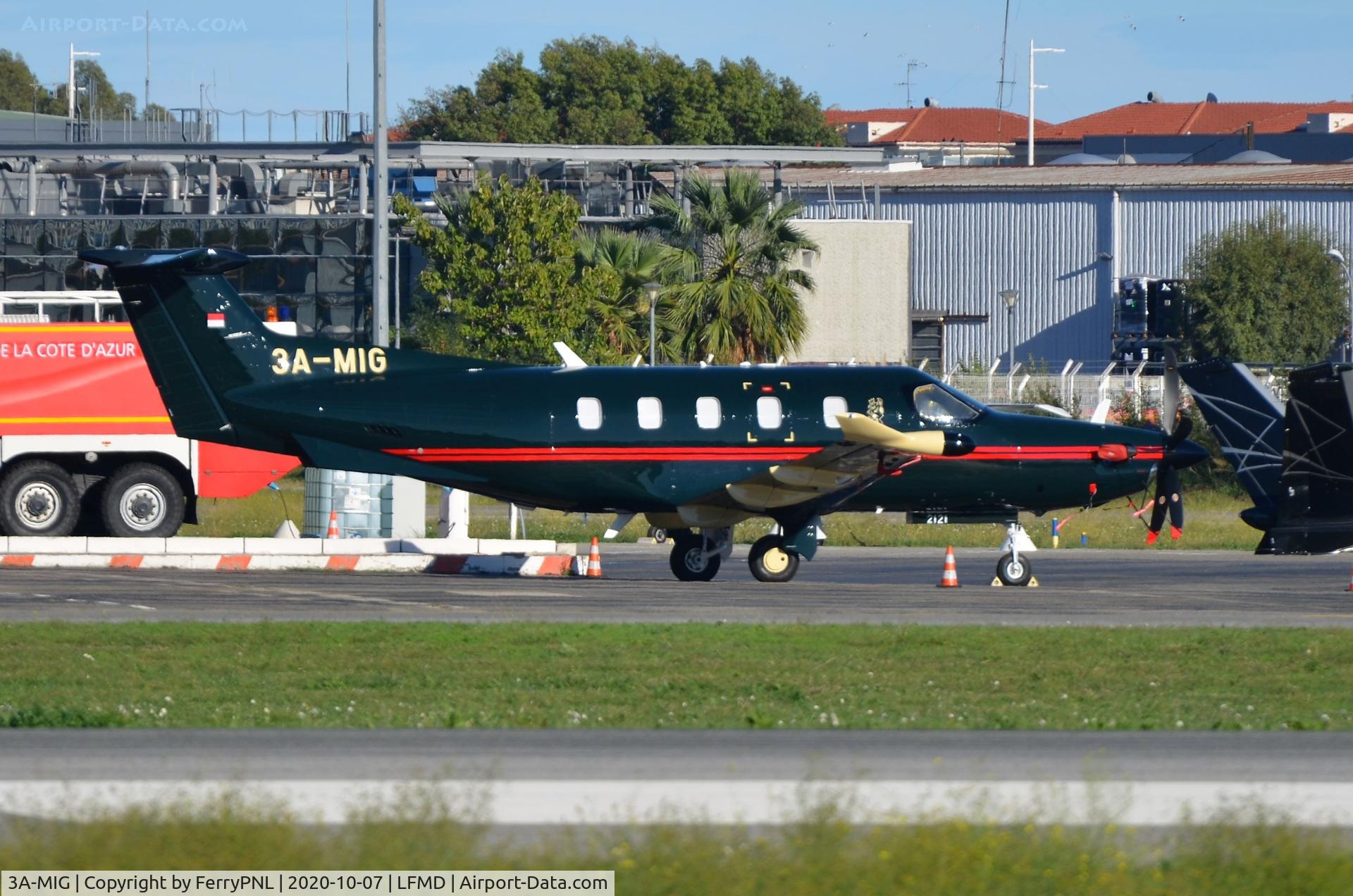 3A-MIG, 2016 Pilatus PC-12/47E C/N 1651, Alpha Golf Aviation PC12