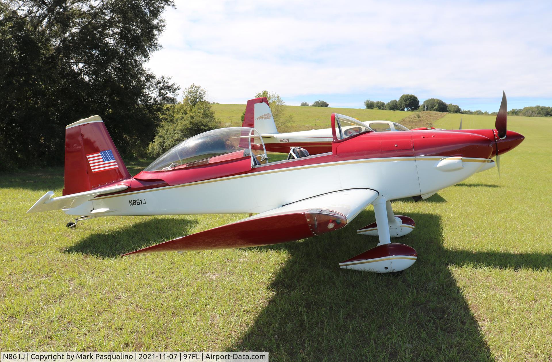 N861J, 2001 Vans RV-8 C/N 80169, Vans RV-8