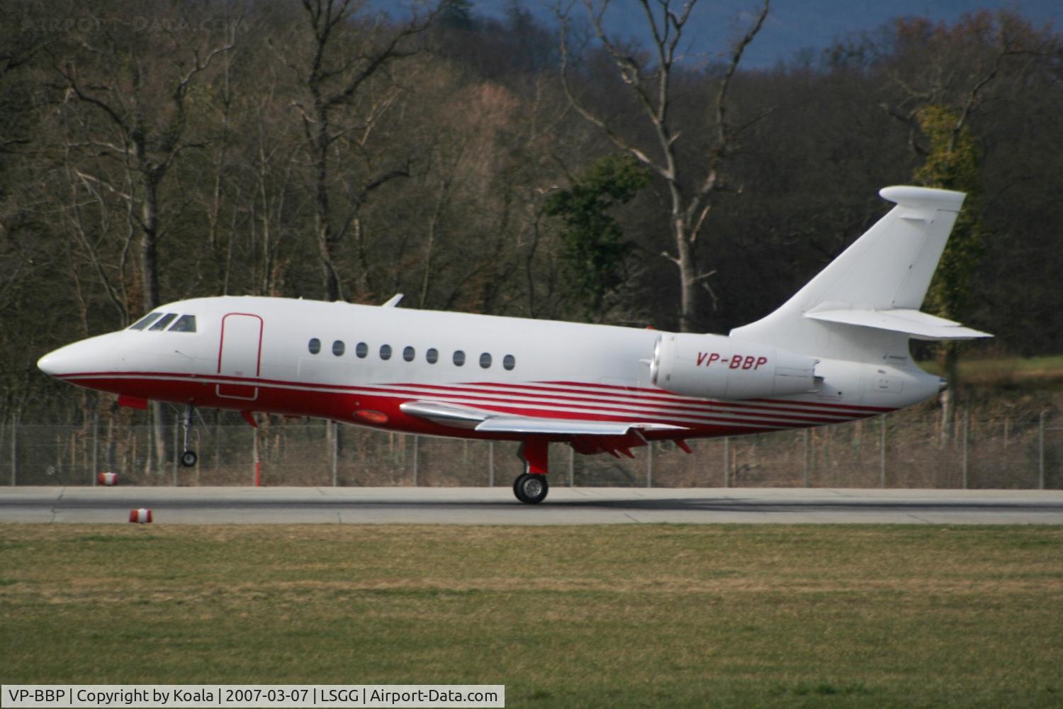 VP-BBP, 2001 Dassault Falcon 2000 C/N 160, Old c/s