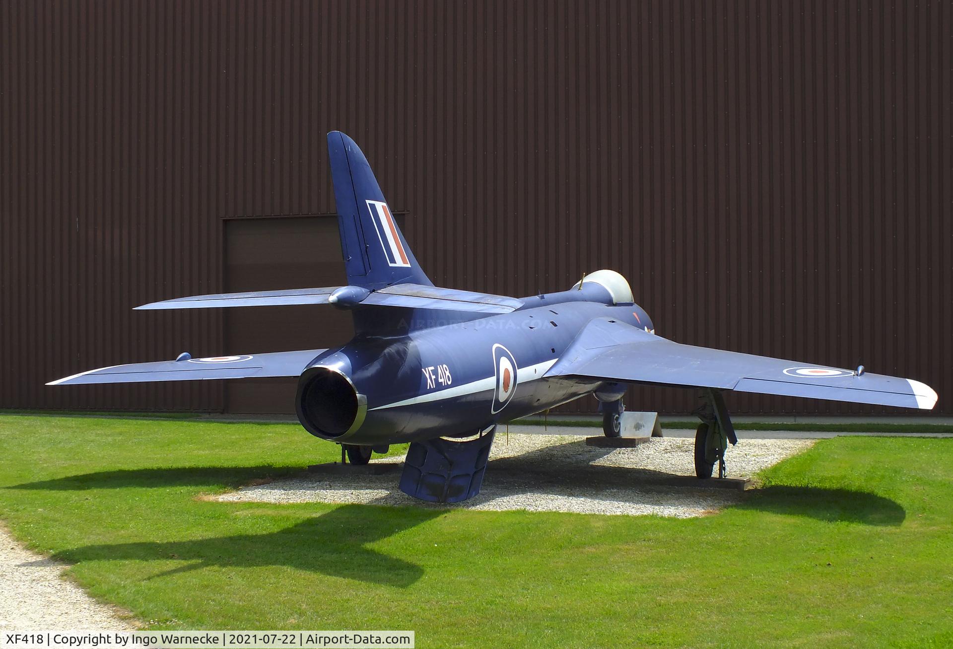 XF418, 1956 Hawker Hunter F.6A C/N S4/U/3294, Hawker Hunter F6A at the Flugausstellung P. Junior, Hermeskeil