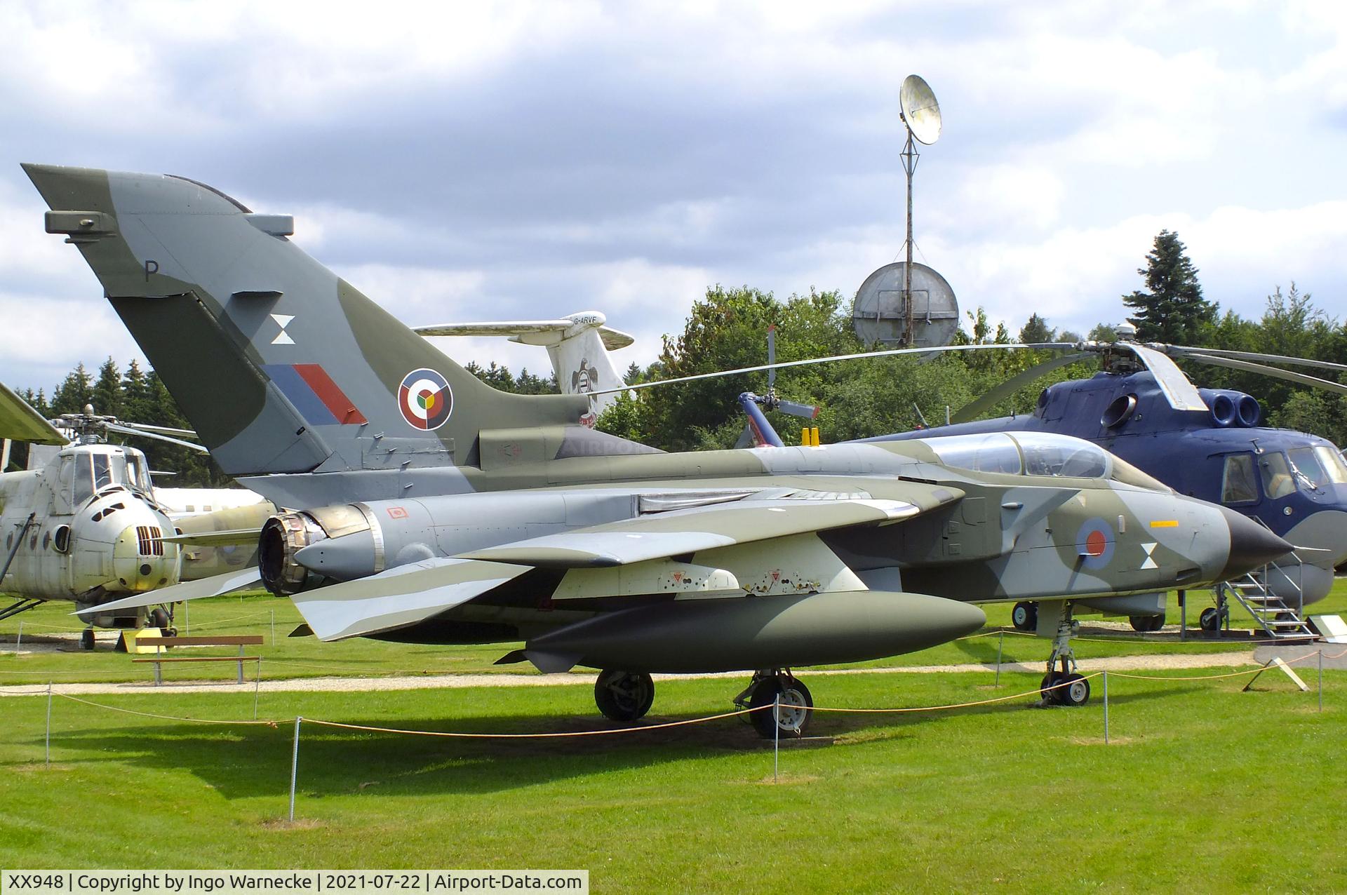 XX948, 1975 Panavia Tornado GR.1 C/N P.06, Panavia Tornado GR1 (6th prototype) at the Flugausstellung P. Junior, Hermeskeil