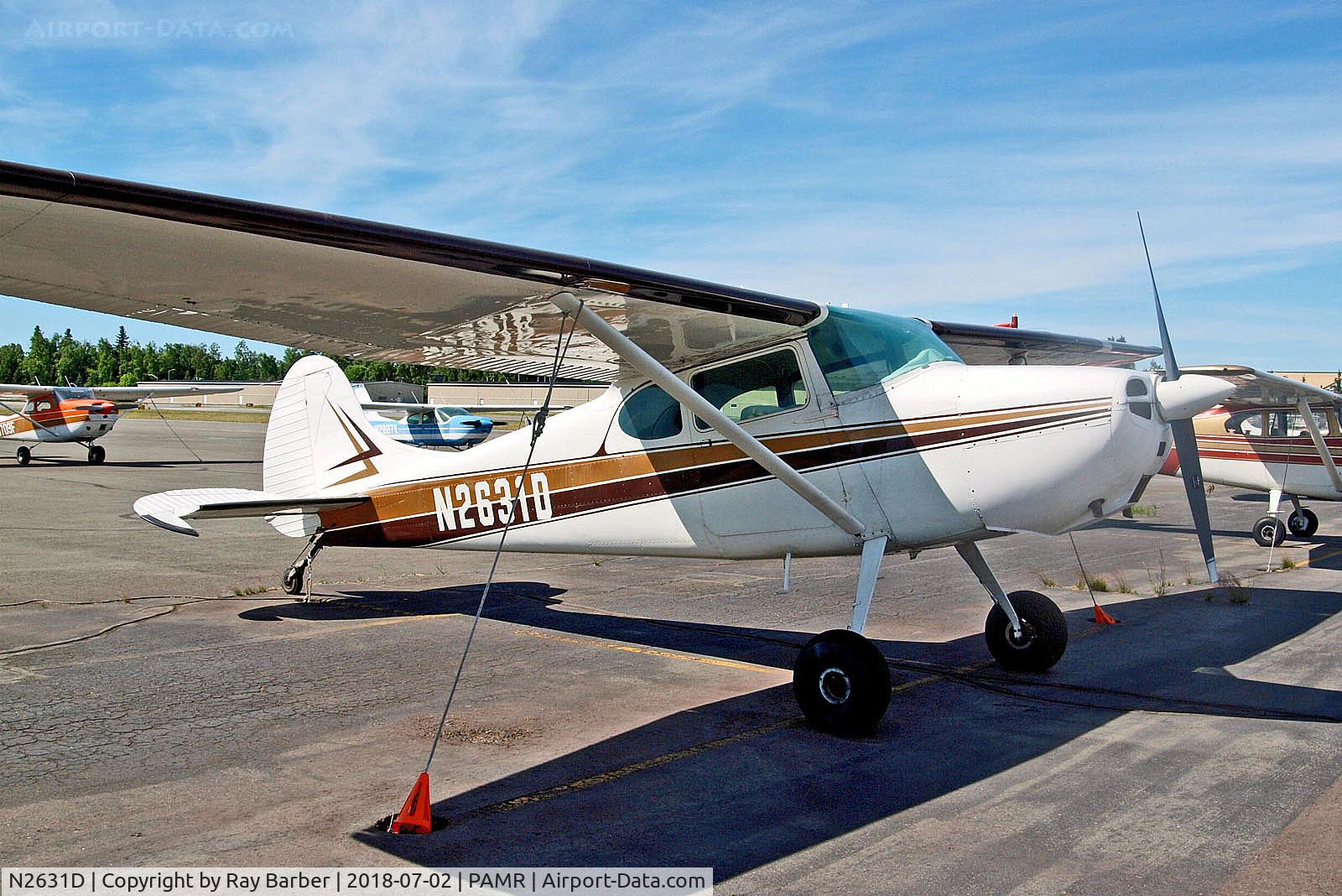 N2631D, 1952 Cessna 170B C/N 20783, N2631D   Cessna 170B [20783] Anchorage-Merrill Field~N 02/07/2018