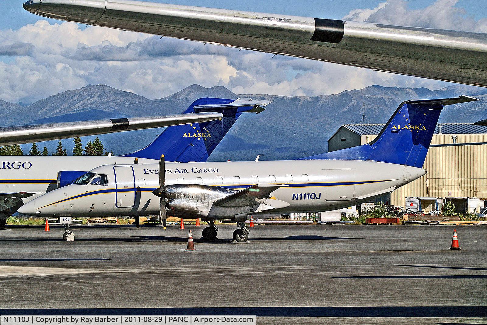 N1110J, 1988 Embraer EMB-120FC Brasilia C/N 120.110, N1110J   Embraer EMB-120FC Brasilia [120110] (Everts Air Cargo) Ted Stevens Anchorage Int'l~N 29/08/2011