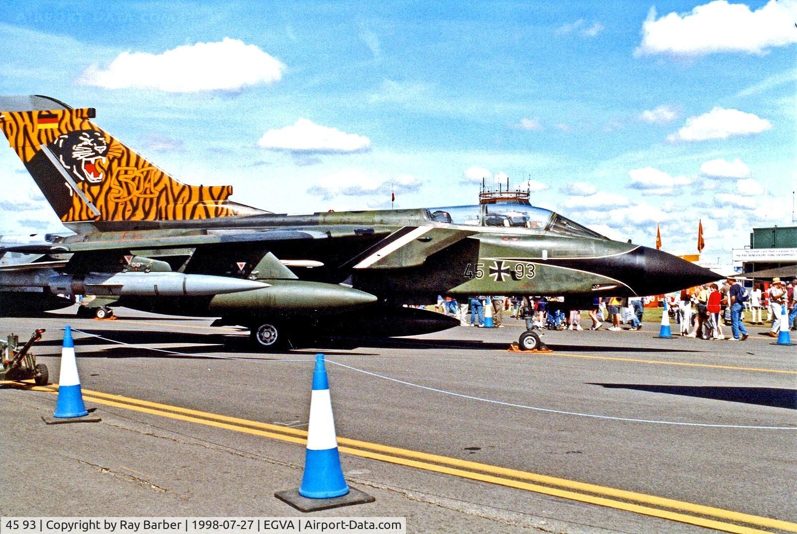 45 93, Panavia Tornado IDS C/N 727/GS234/4293, 45+93   BAe/Panavia Tornado IDS [GS234] (German Air Force) RAF Fairford~G 27/07/1998
