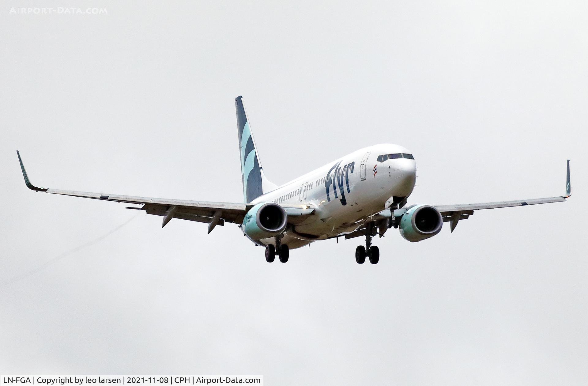 LN-FGA, 2012 Boeing 737-82R C/N 40014, Copenhagen 8.11.2021