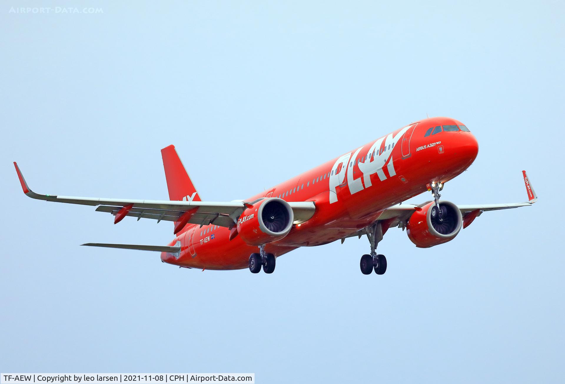 TF-AEW, 2018 Airbus A321-251N C/N 8008, Copenhagen 8.11.2021
