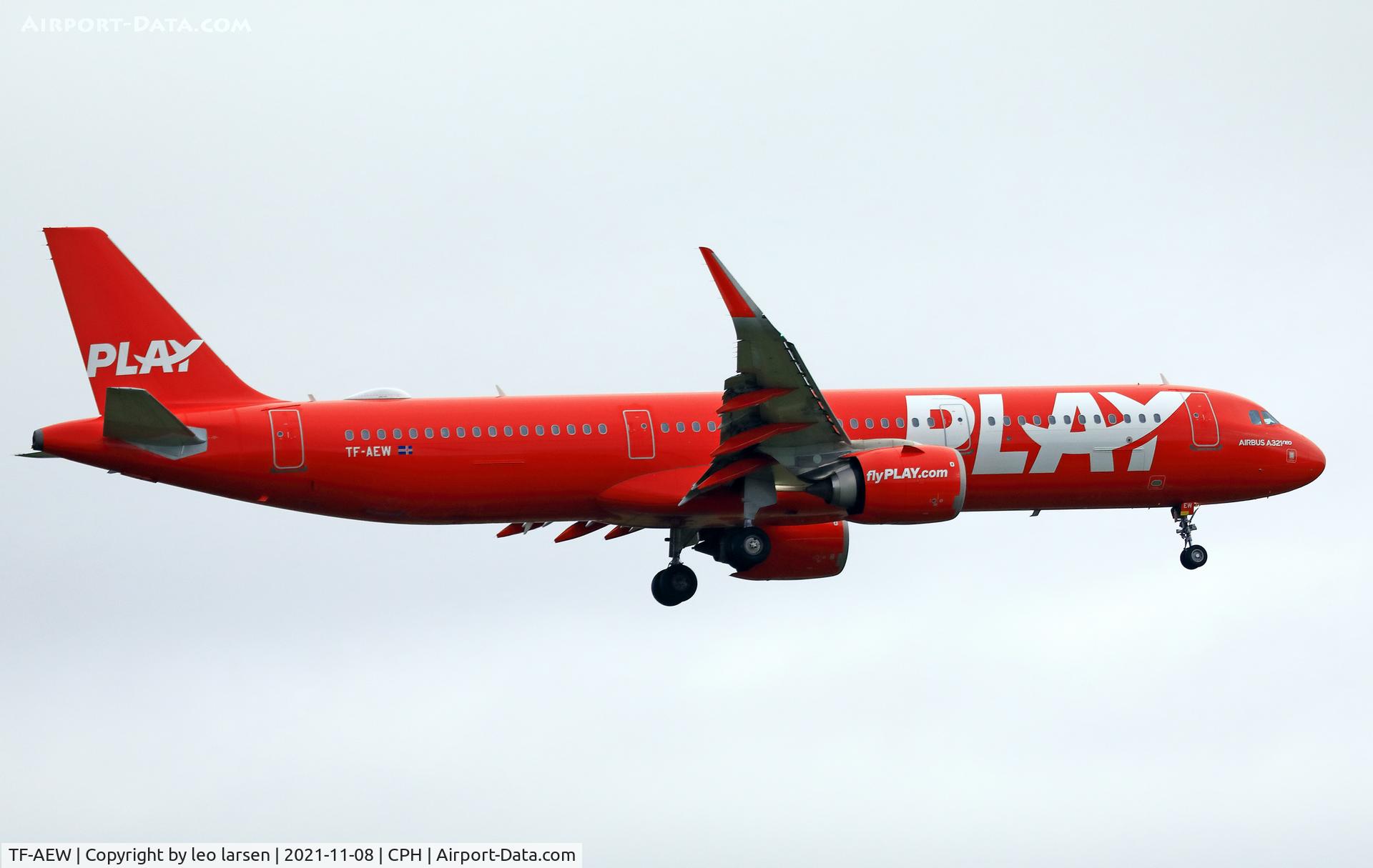 TF-AEW, 2018 Airbus A321-251N C/N 8008, Copenhagen 8.11.2021