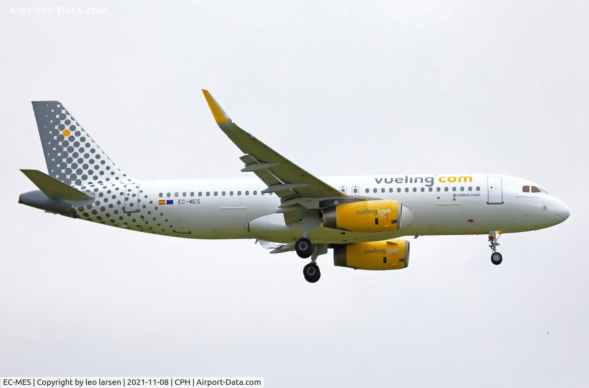 EC-MES, 2015 Airbus A320-232 C/N 6518, Copenhagen 8.11.2021