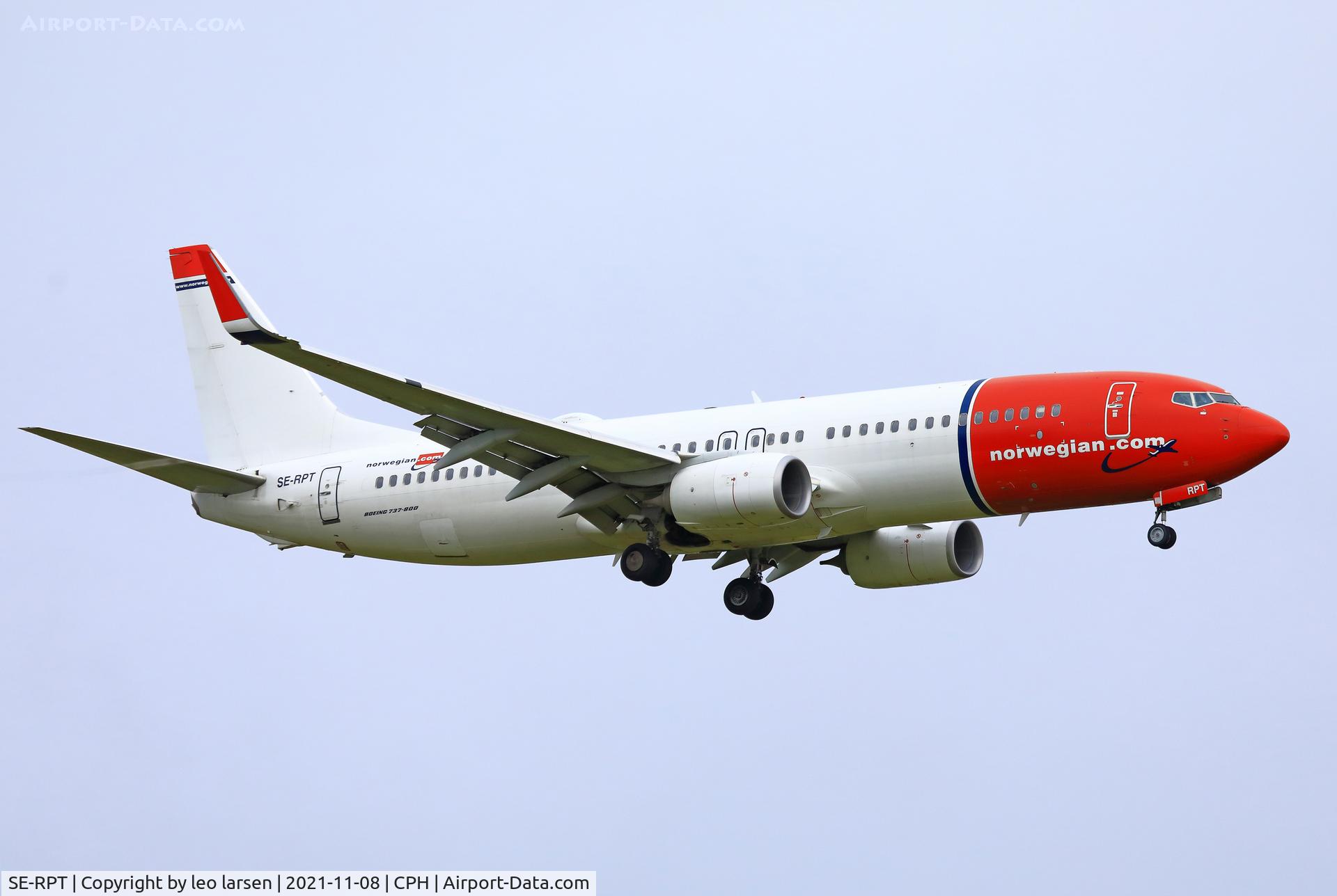SE-RPT, 2015 Boeing 737-8JP C/N 42070, Copenhagen 8.11.2021.ex LN-NHK,EI-FHM