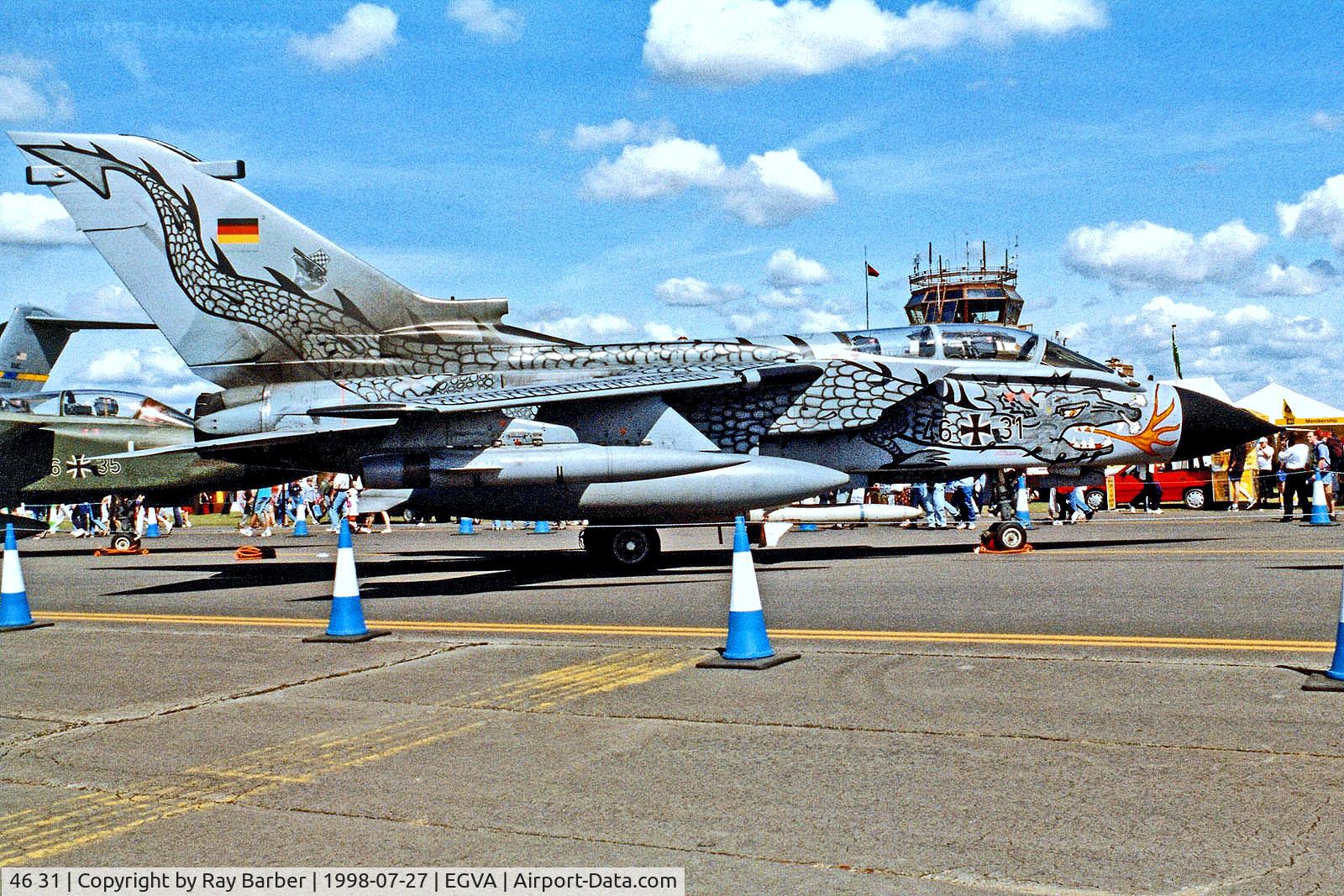 46 31, Panavia Tornado ECR C/N 839/GS264/4331, 46+31   BAe/Panavia Tornado ECR [GS264] (German Air Force) RAF Fairford~G 27/07/1998