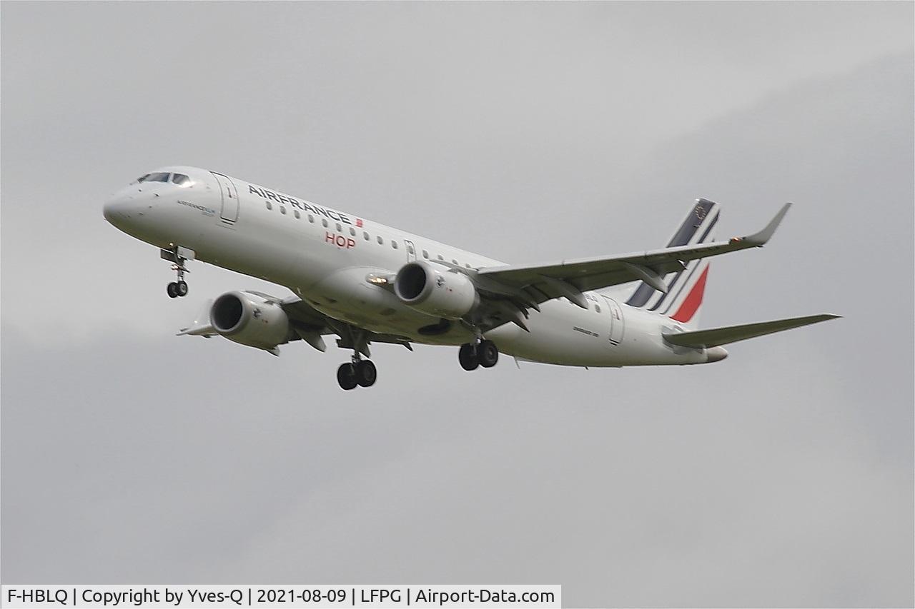 F-HBLQ, 2020 Embraer 190STD (ERJ-190-100STD) C/N 19000773, Embraer ERJ-190-100, Short approach rwy 26L, Roissy Charles De Gaulle airport (LFPG-CDG)