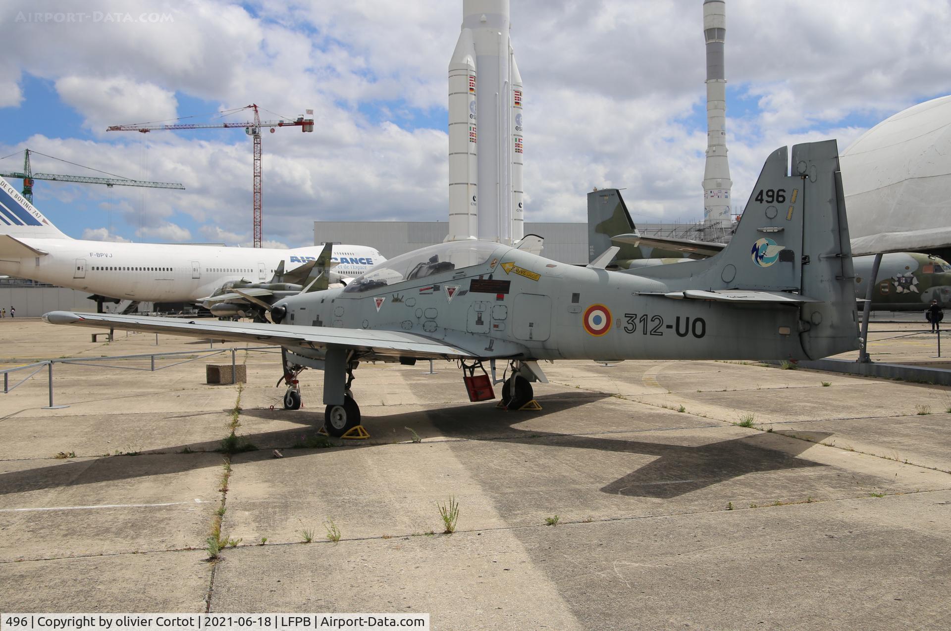 496, Embraer EMB-312F Tucano C/N 312496, Now at the Paris Le Bourget air museum