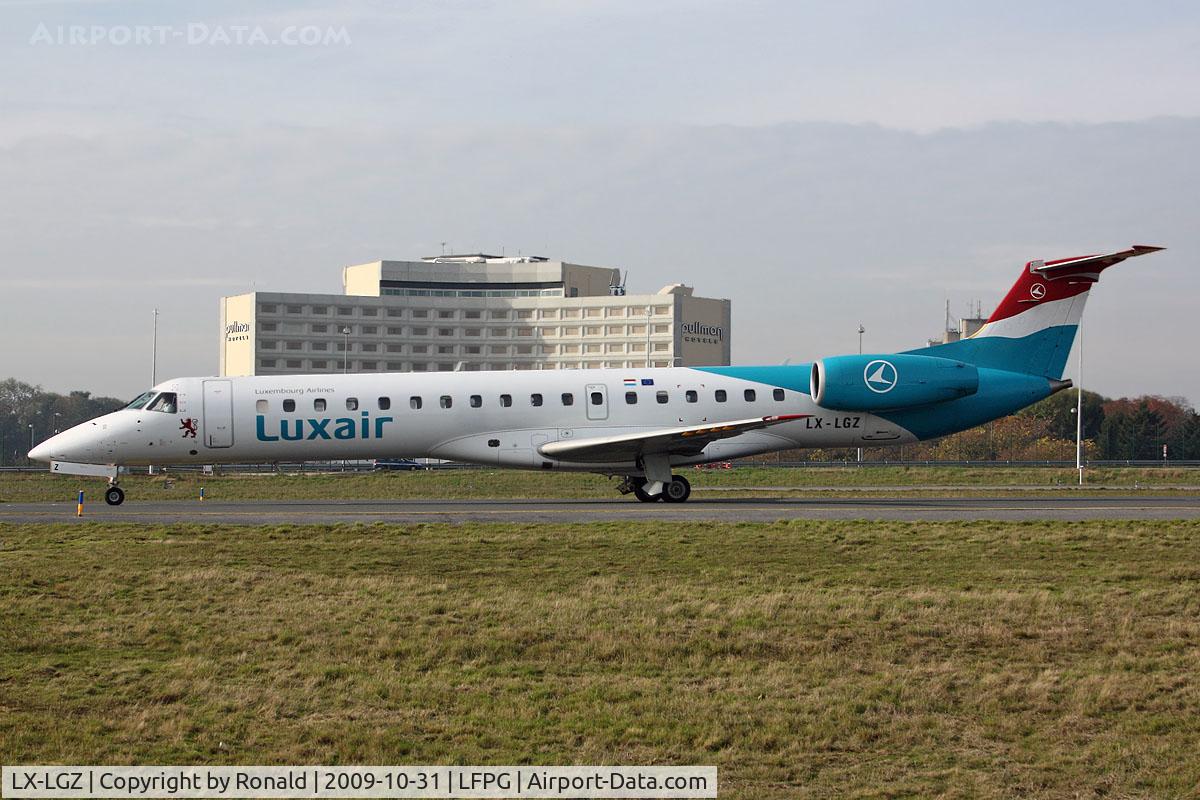 LX-LGZ, 2000 Embraer EMB-145LU (ERJ-145LU) C/N 145258, at cdg