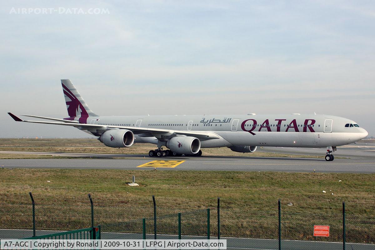 A7-AGC, 2006 Airbus A340-642 C/N 766, at cdg
