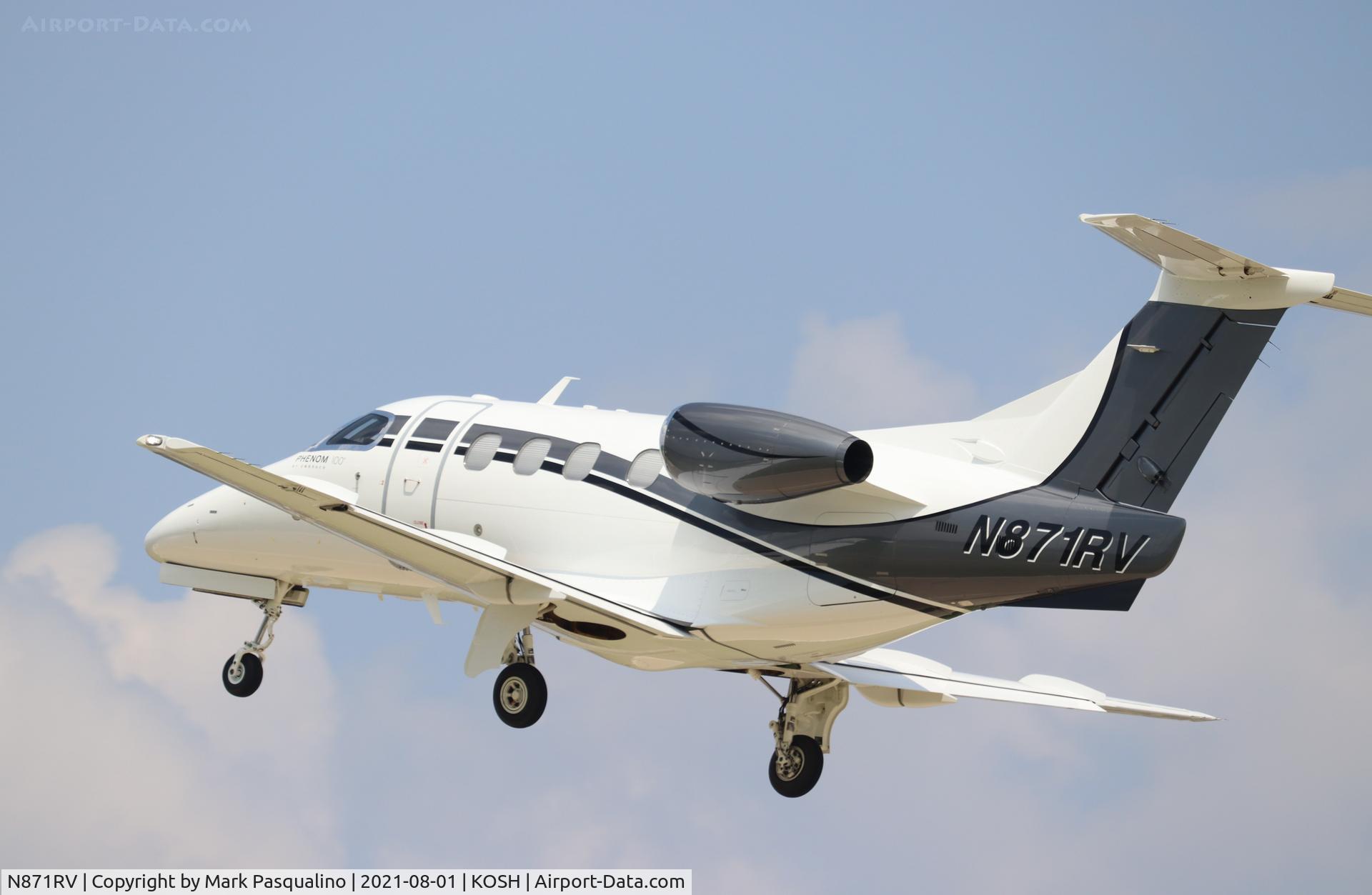 N871RV, 2010 Embraer EMB-500 Phenom 100 C/N 50000218, Embraer EMB-500