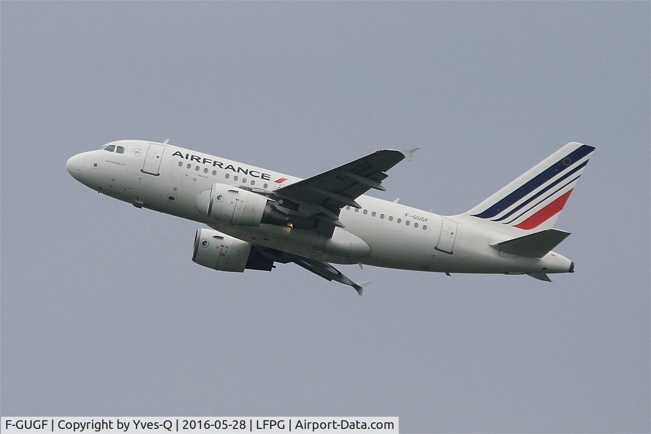 F-GUGF, 2004 Airbus A318-111 C/N 2109, Airbus A318-111, Climbing from rwy 27L, Roissy Charles De Gaulle airport (LFPG-CDG)