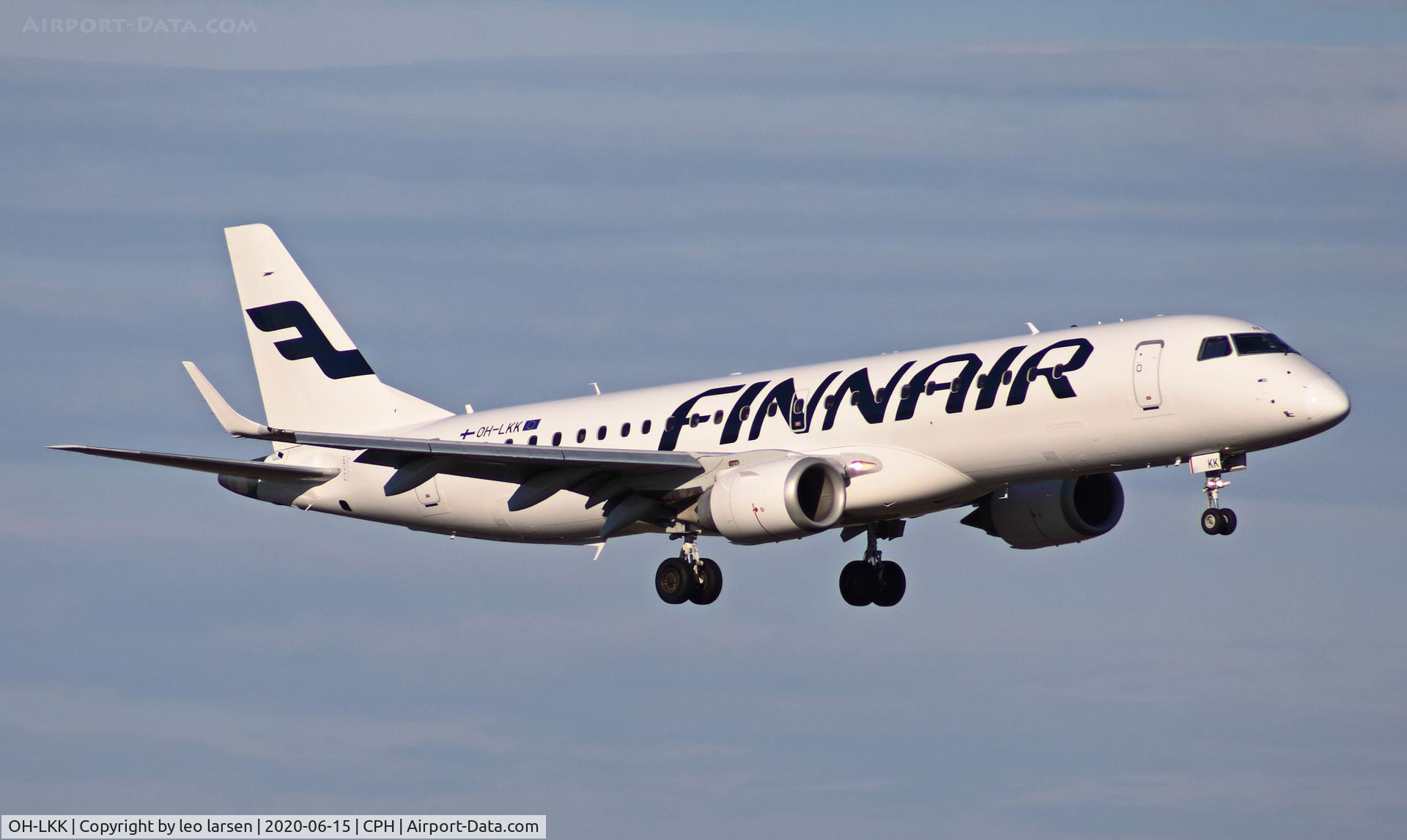 OH-LKK, 2007 Embraer 190LR (ERJ-190-100LR) C/N 19000127, Copenhagen 15.6.2020