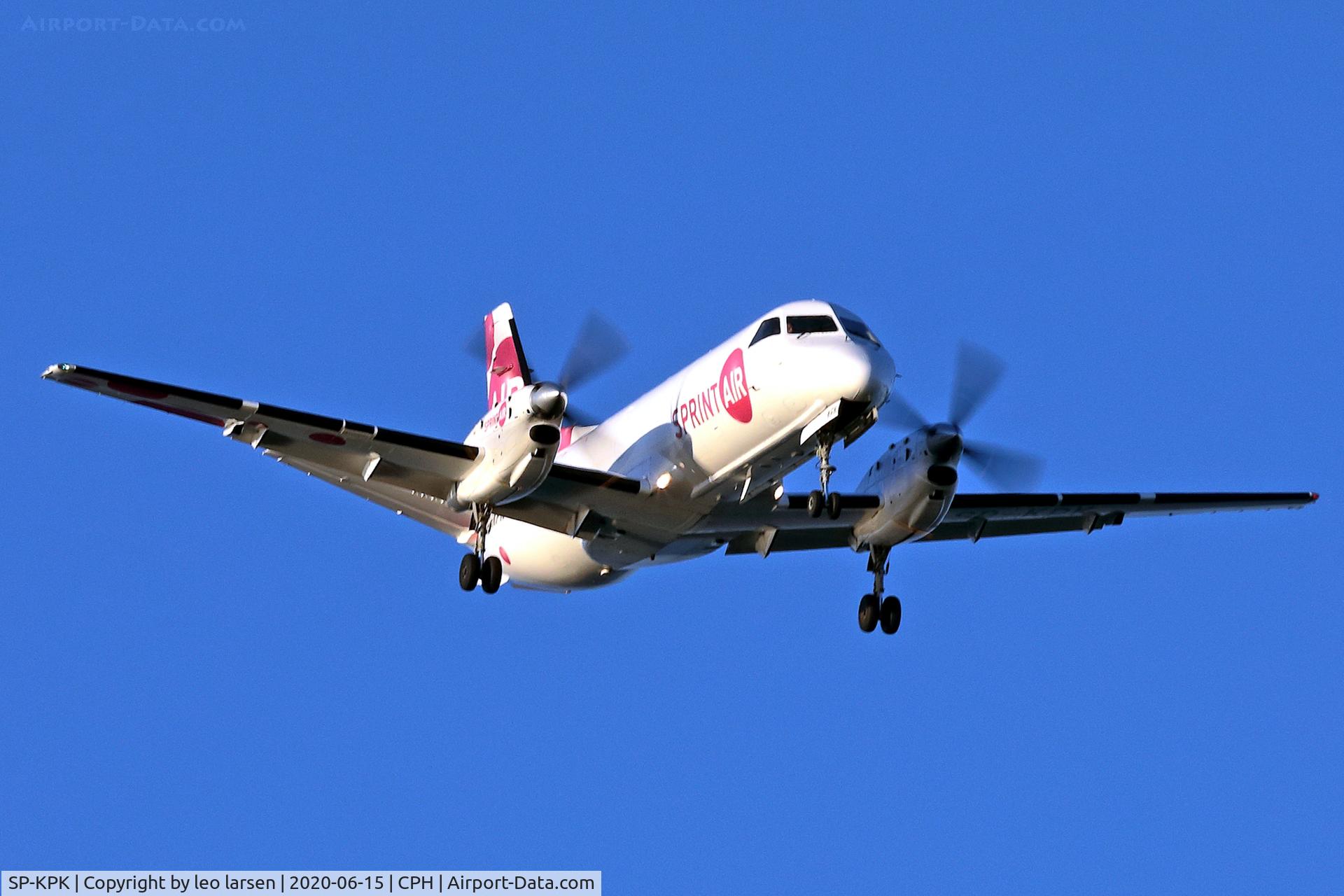 SP-KPK, 1985 Saab 340AF C/N 340A-026, Copenhagen 15.6.2020