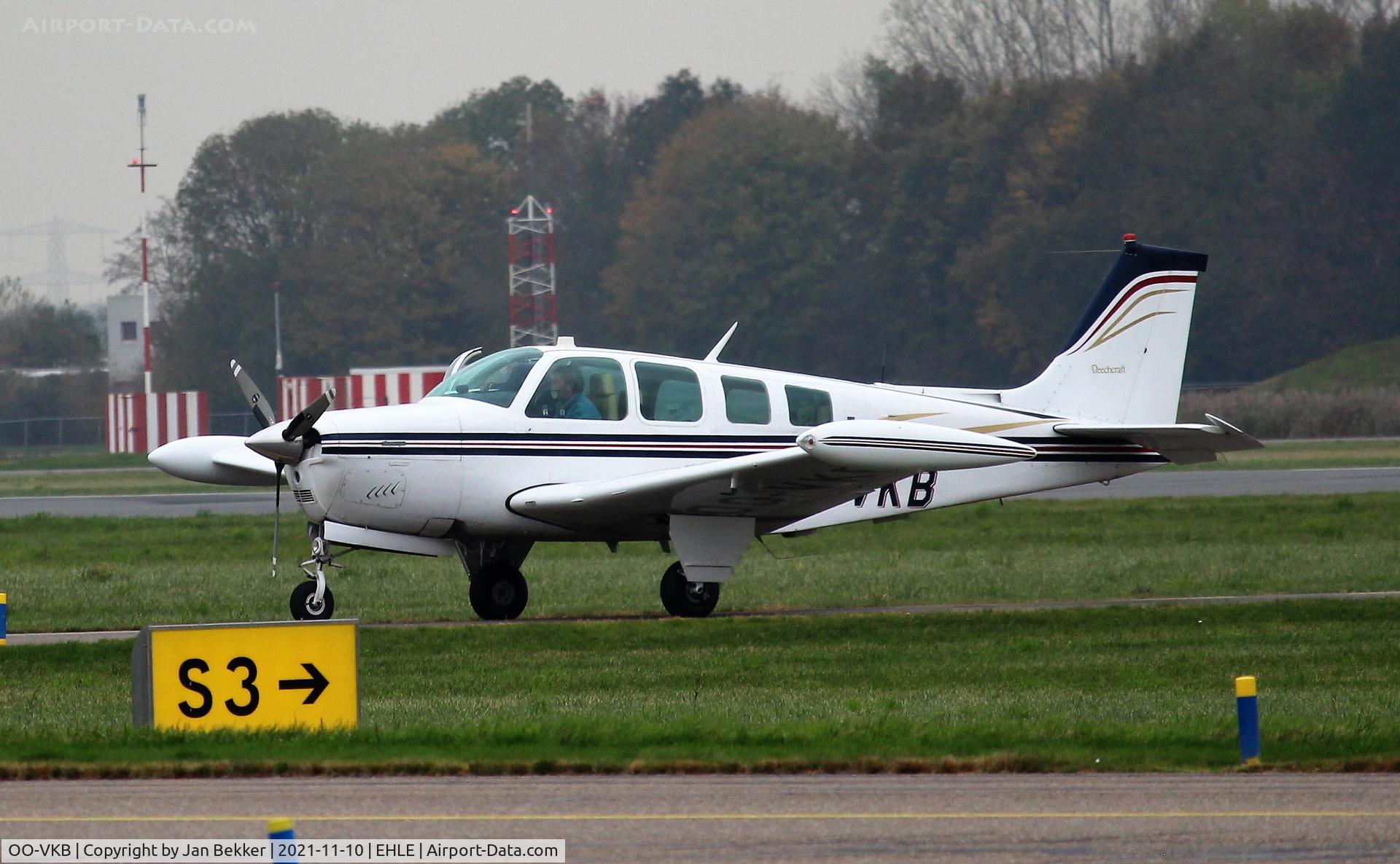 OO-VKB, 1977 Beech A36 Bonanza 36 C/N E-994, Lelystad Airport