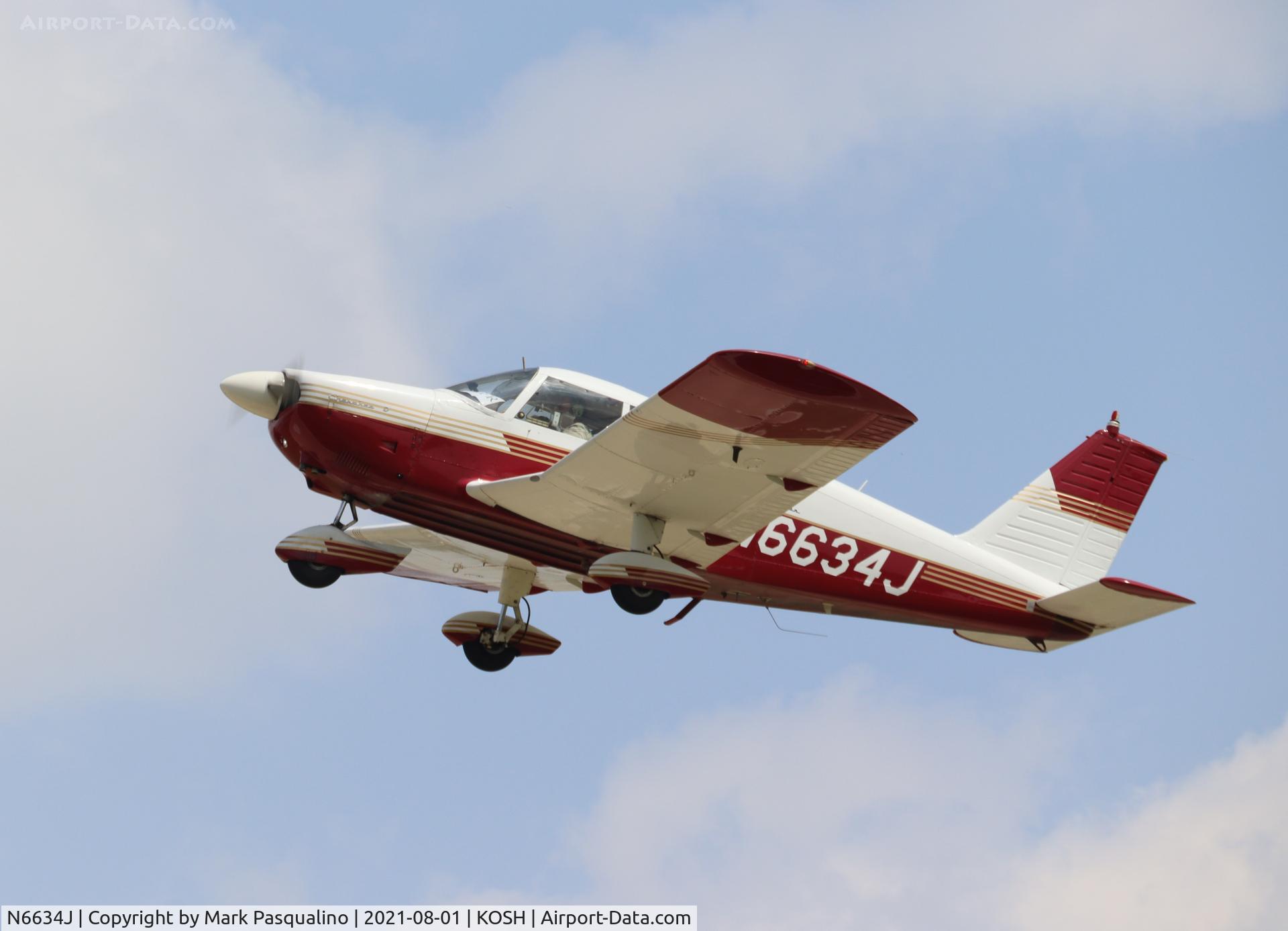N6634J, 1968 Piper PA-28-180 Cherokee C/N 28-5101, Piper PA-28-180