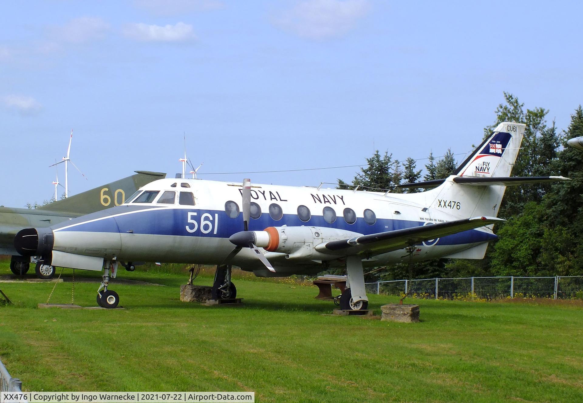 XX476, 1978 Scottish Aviation Jetstream T.2 (HP-137) C/N 216, Handley Page (Scottish Aviation) HP.137 Jetstream T2 at the Flugausstellung P. Junior, Hermeskeil