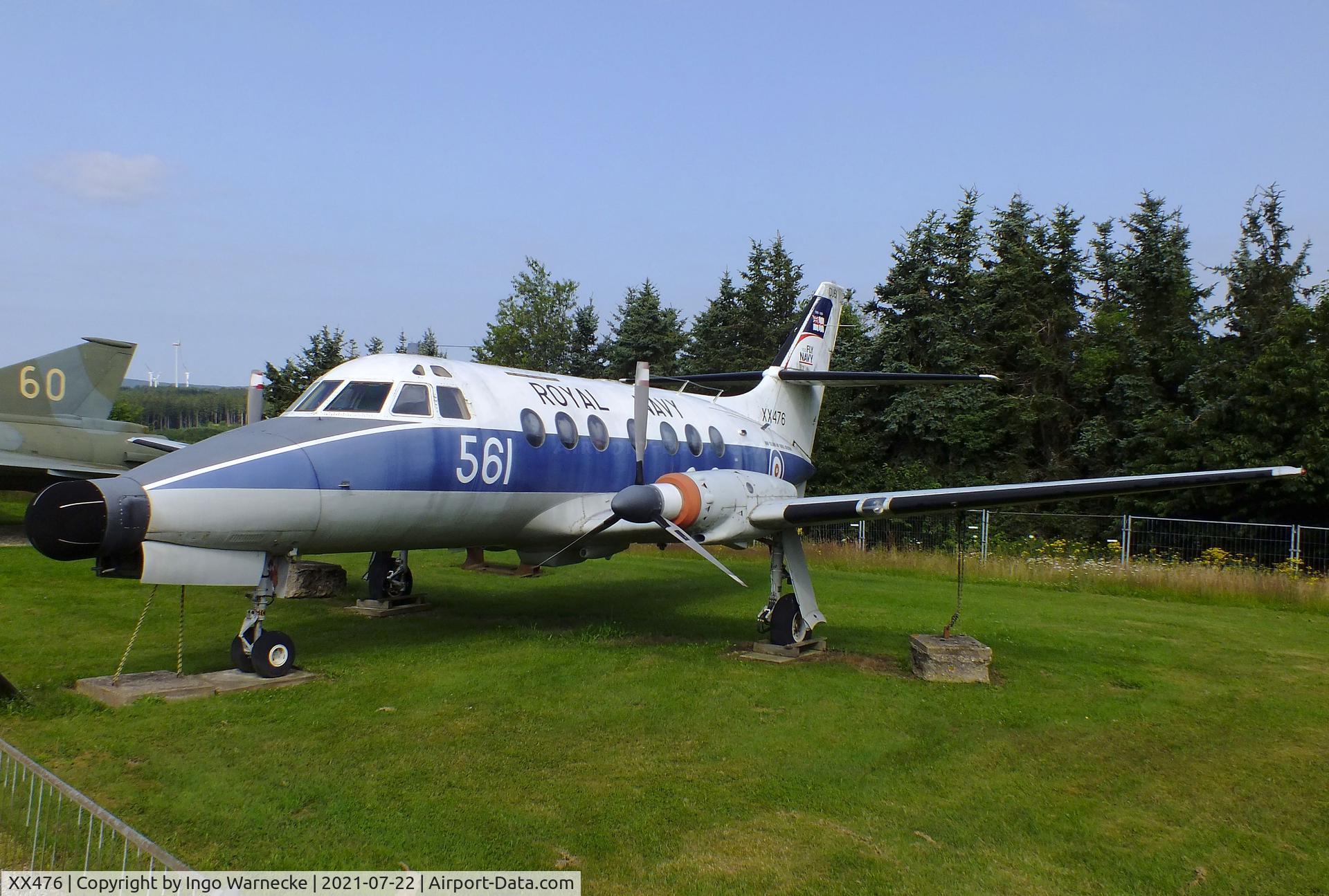 XX476, 1978 Scottish Aviation Jetstream T.2 (HP-137) C/N 216, Handley Page (Scottish Aviation) HP.137 Jetstream T2 at the Flugausstellung P. Junior, Hermeskeil
