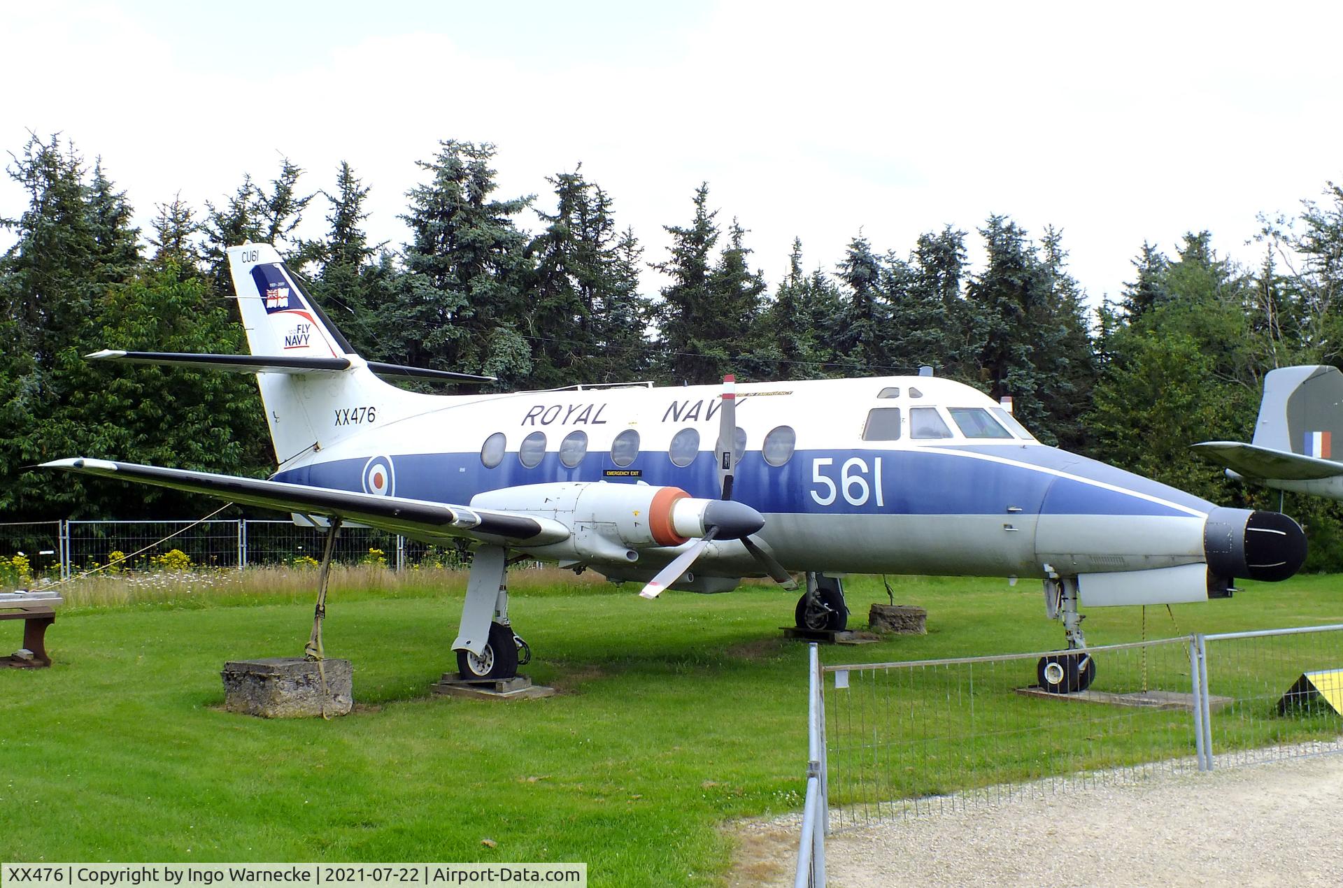XX476, 1978 Scottish Aviation Jetstream T.2 (HP-137) C/N 216, Handley Page (Scottish Aviation) HP.137 Jetstream T2 at the Flugausstellung P. Junior, Hermeskeil